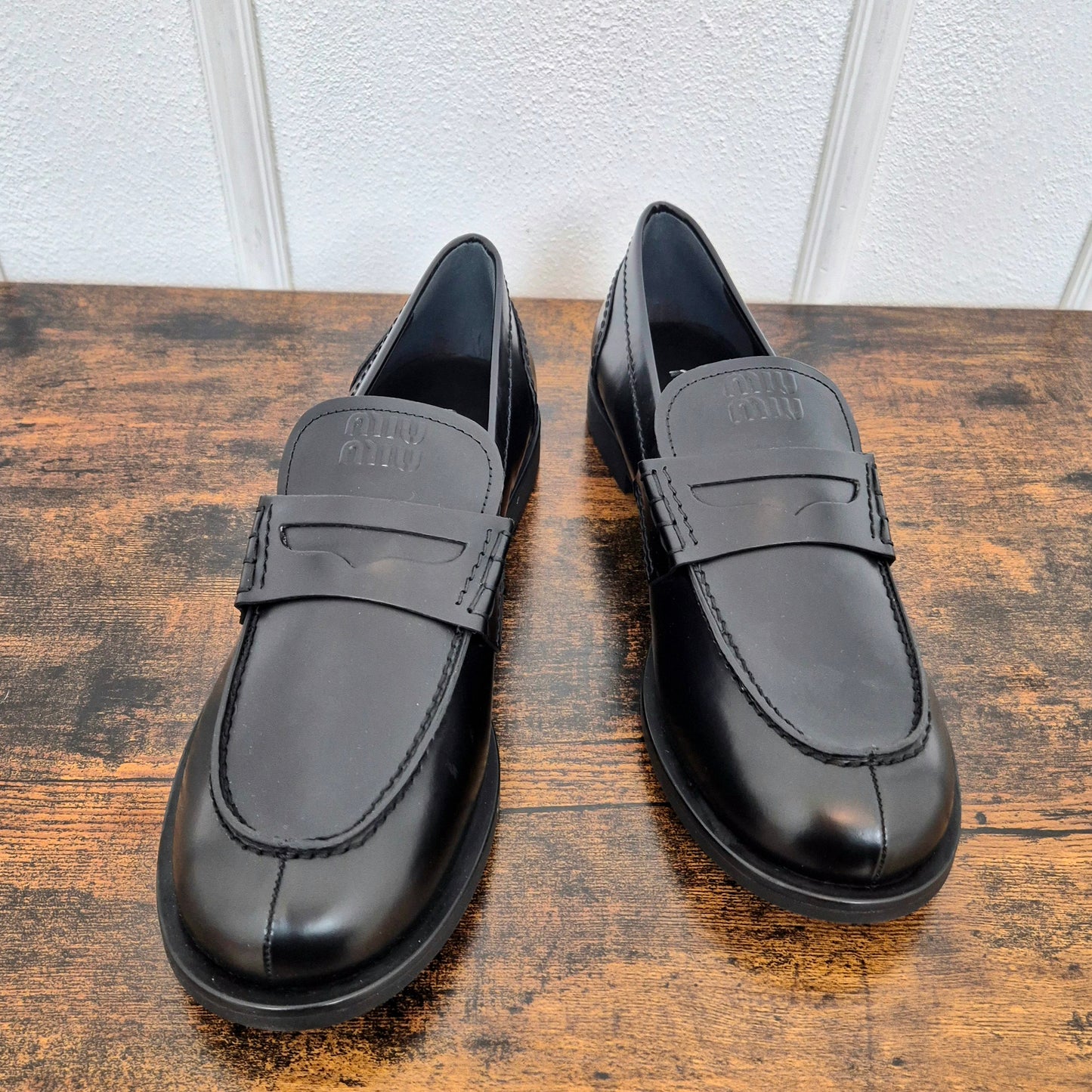 Miu Miu | Mocassini neri nr.41