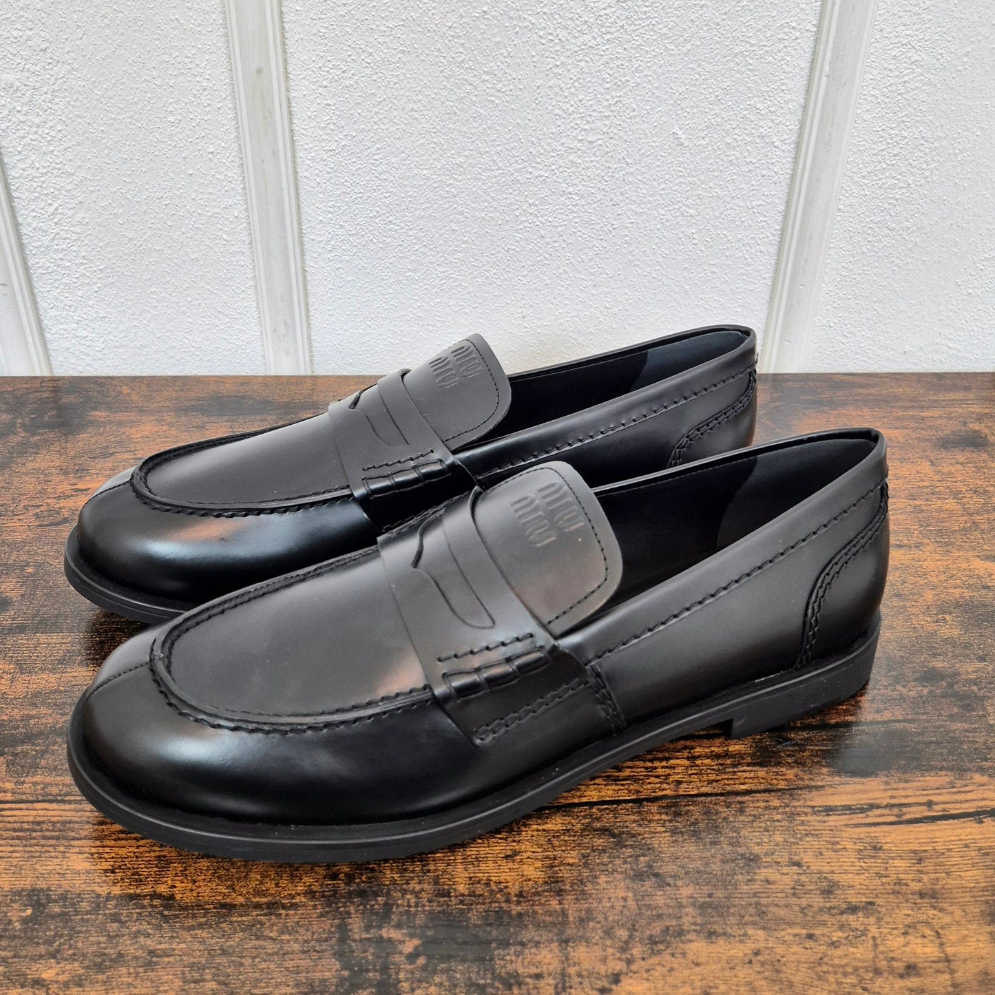 Miu Miu | Mocassini neri nr.41