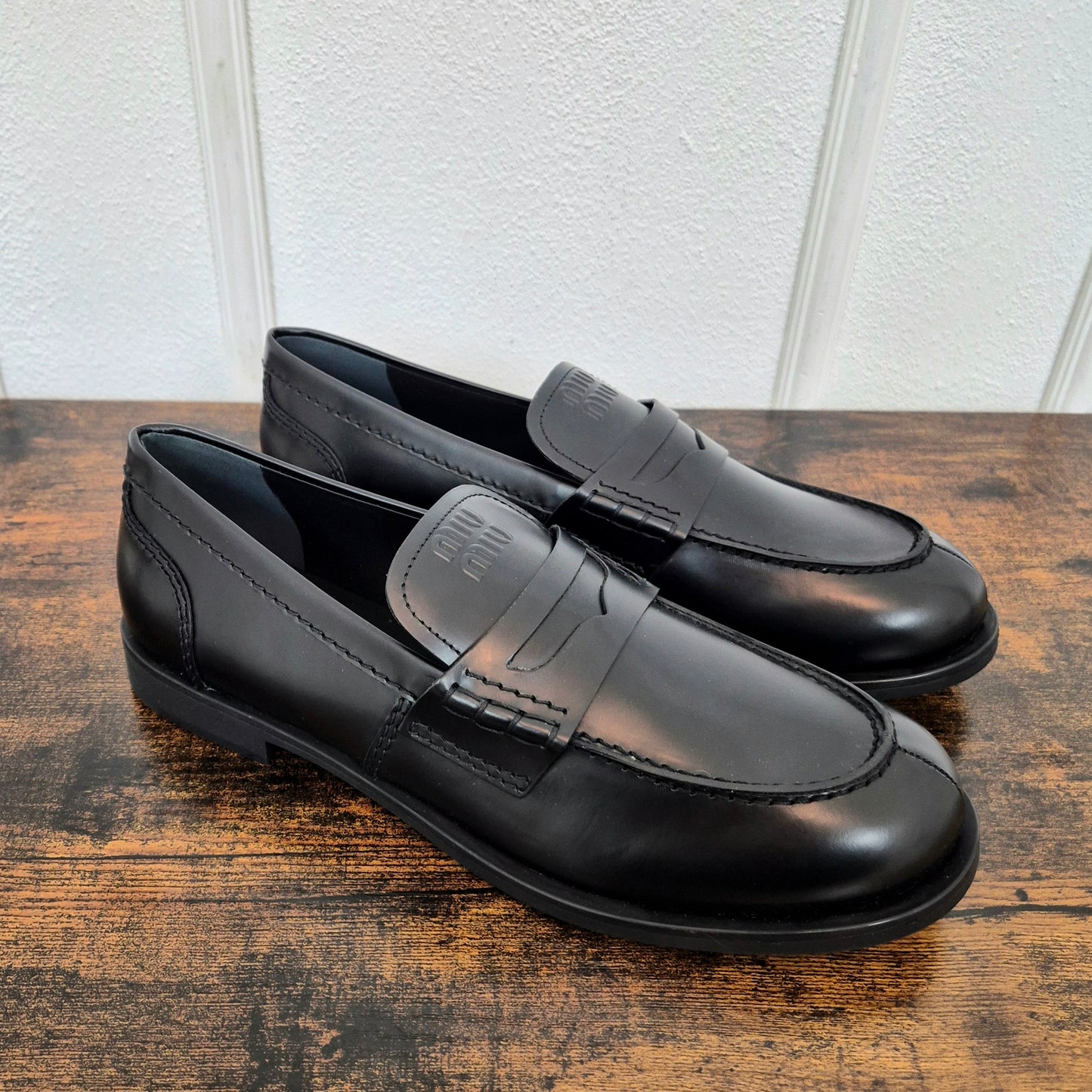 Miu Miu | Mocassini neri nr.41