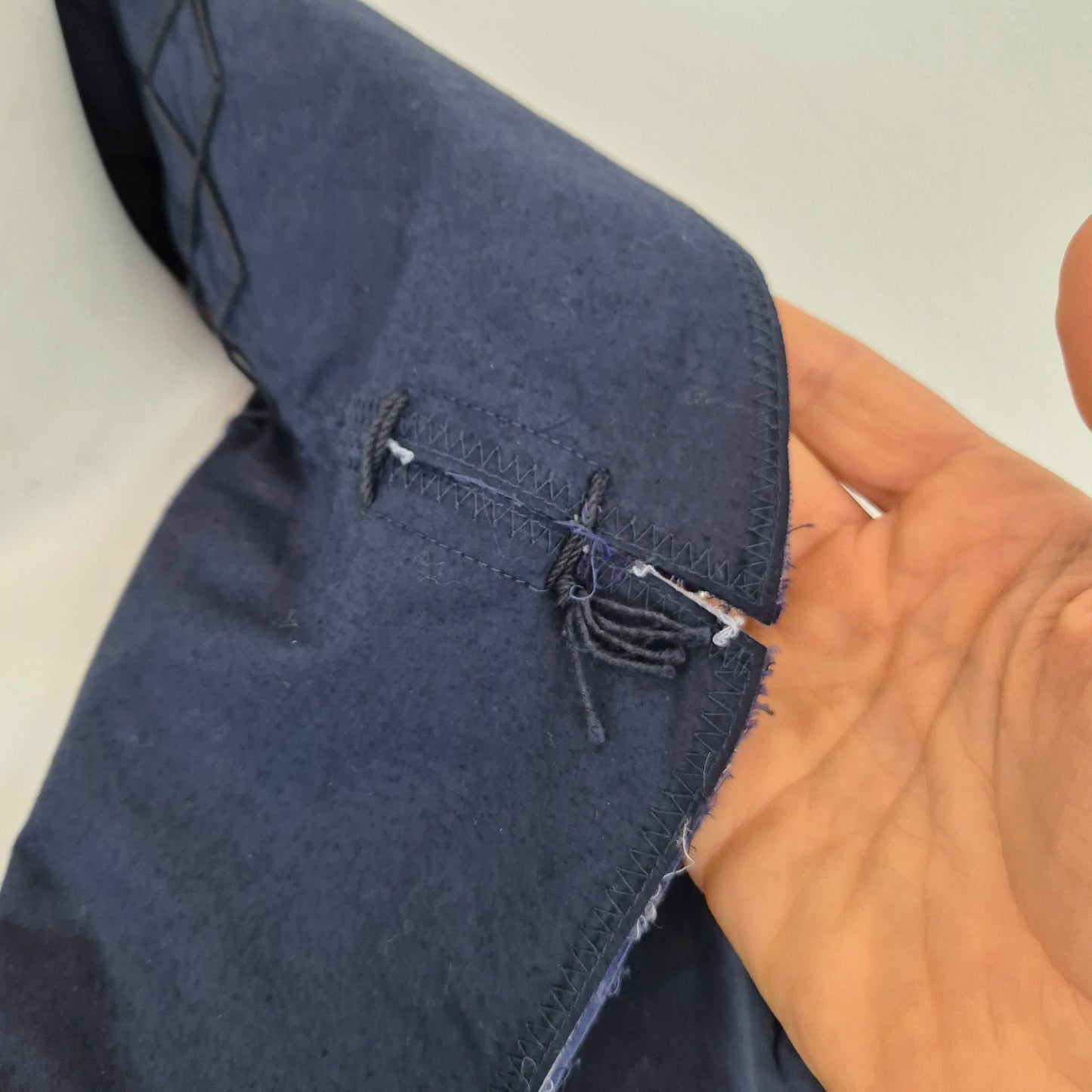 Issey Miyake | Giacca primaverile cotone blu
