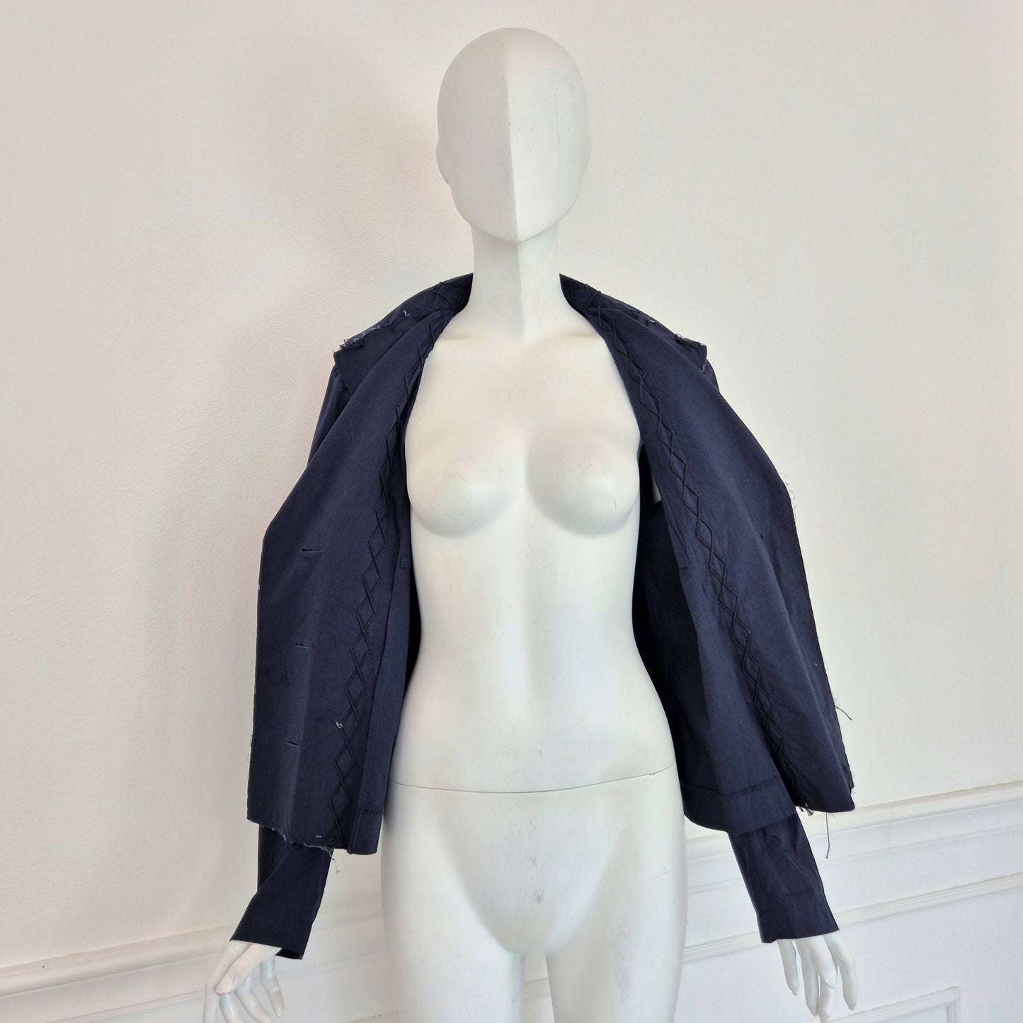 Issey Miyake | Giacca primaverile cotone blu