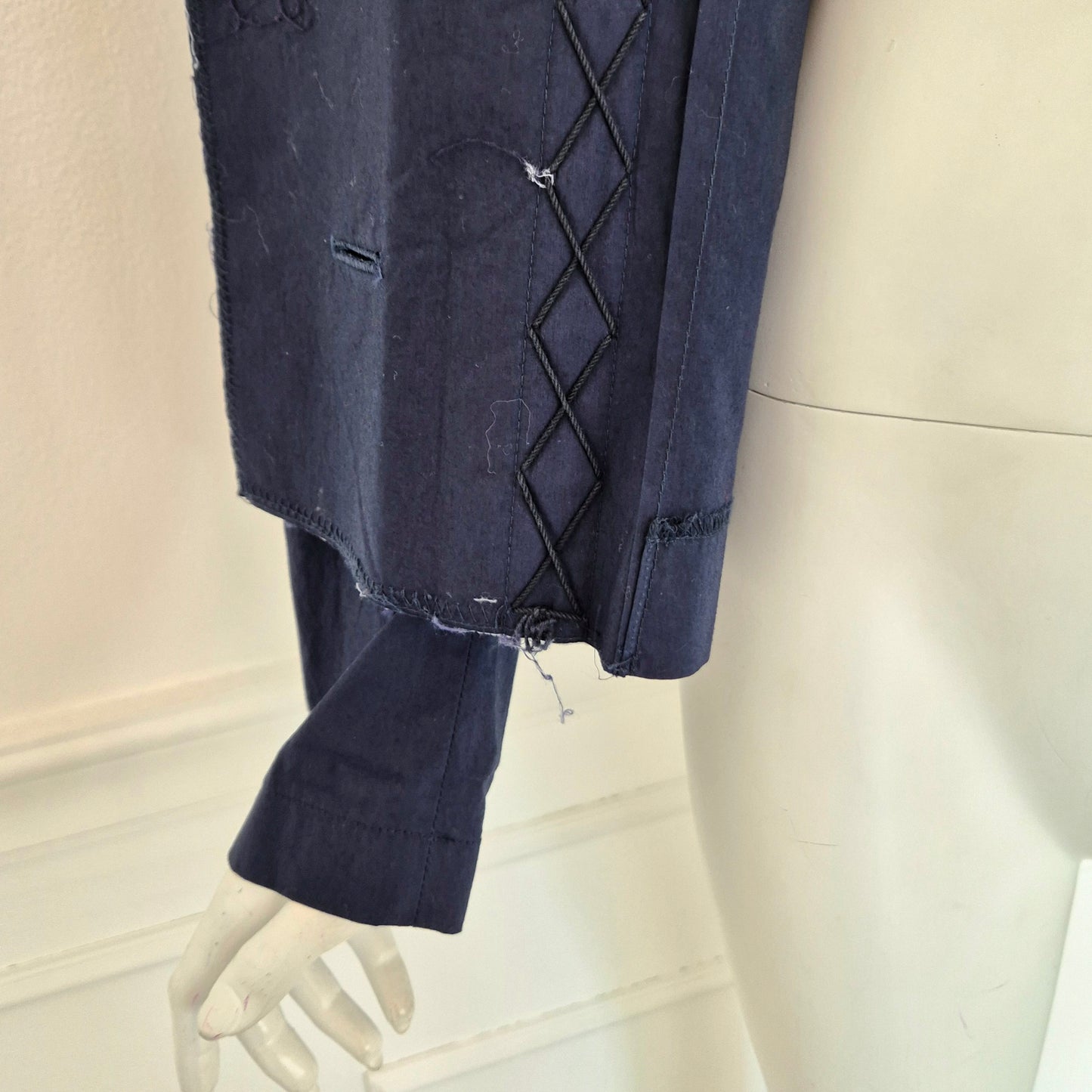 Issey Miyake | Giacca primaverile cotone blu