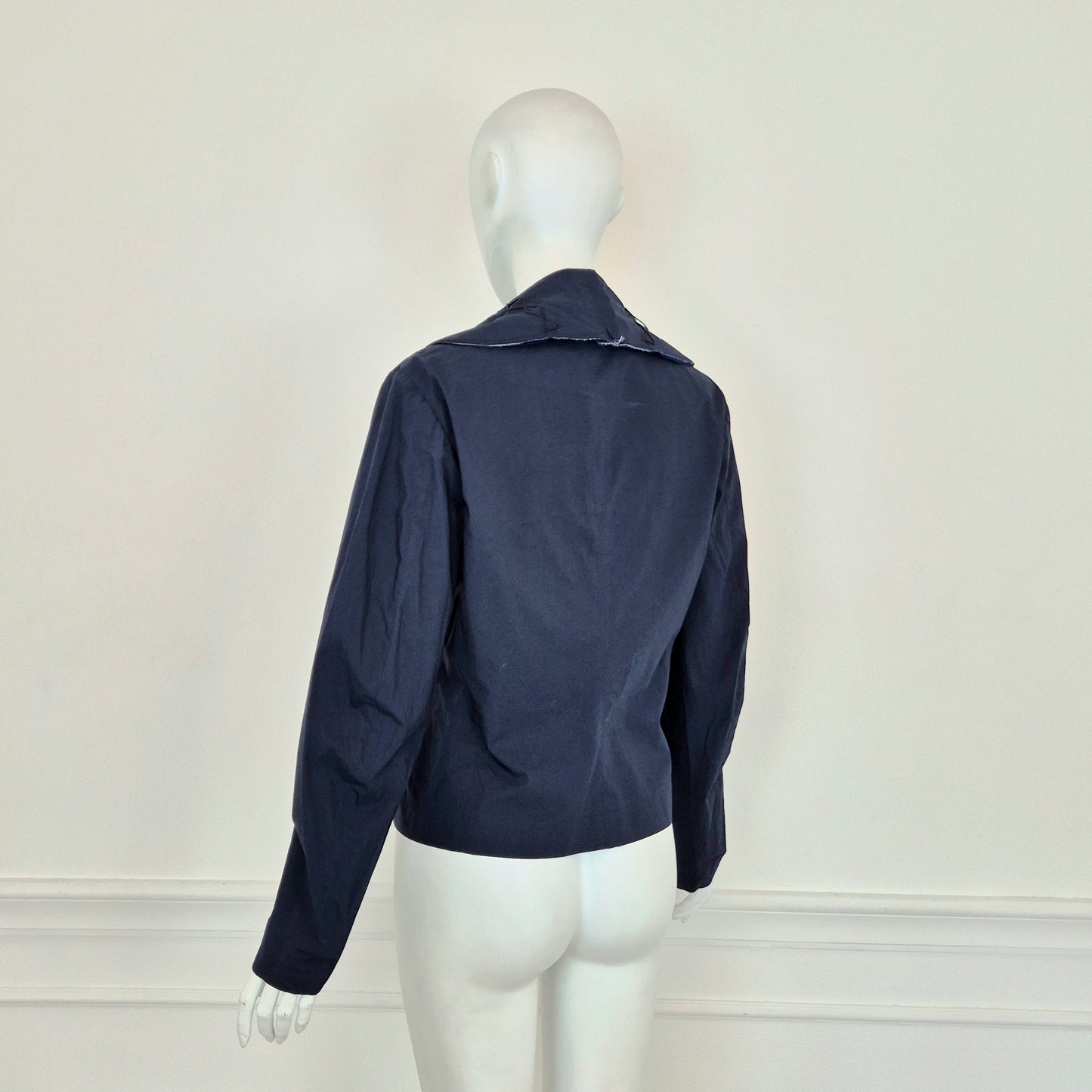 Issey Miyake | Giacca primaverile cotone blu