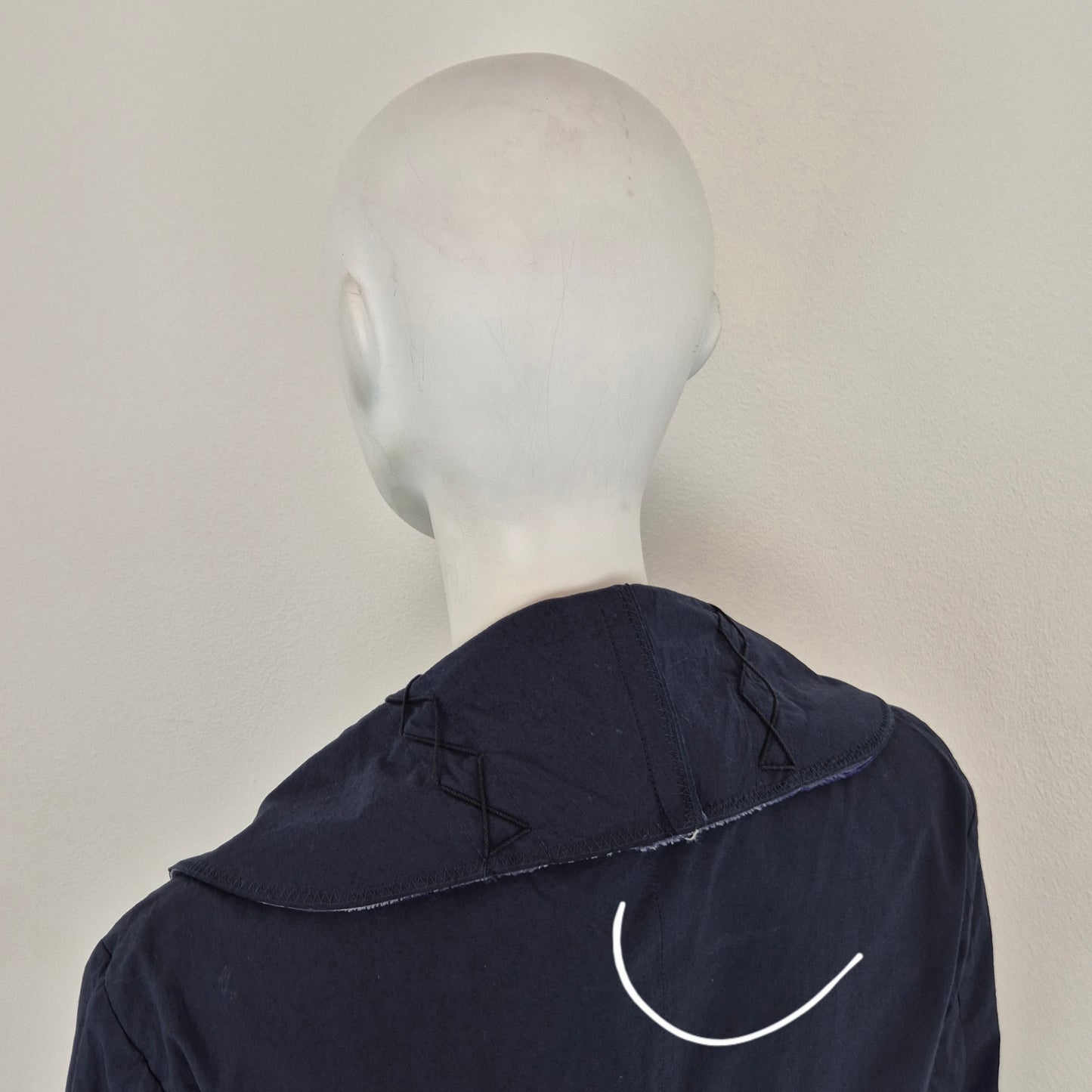 Issey Miyake | Giacca primaverile cotone blu