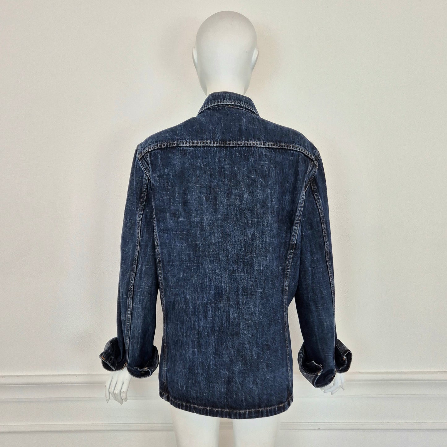 Miu Miu | Giacca - Camicia in denim fiammato 2001