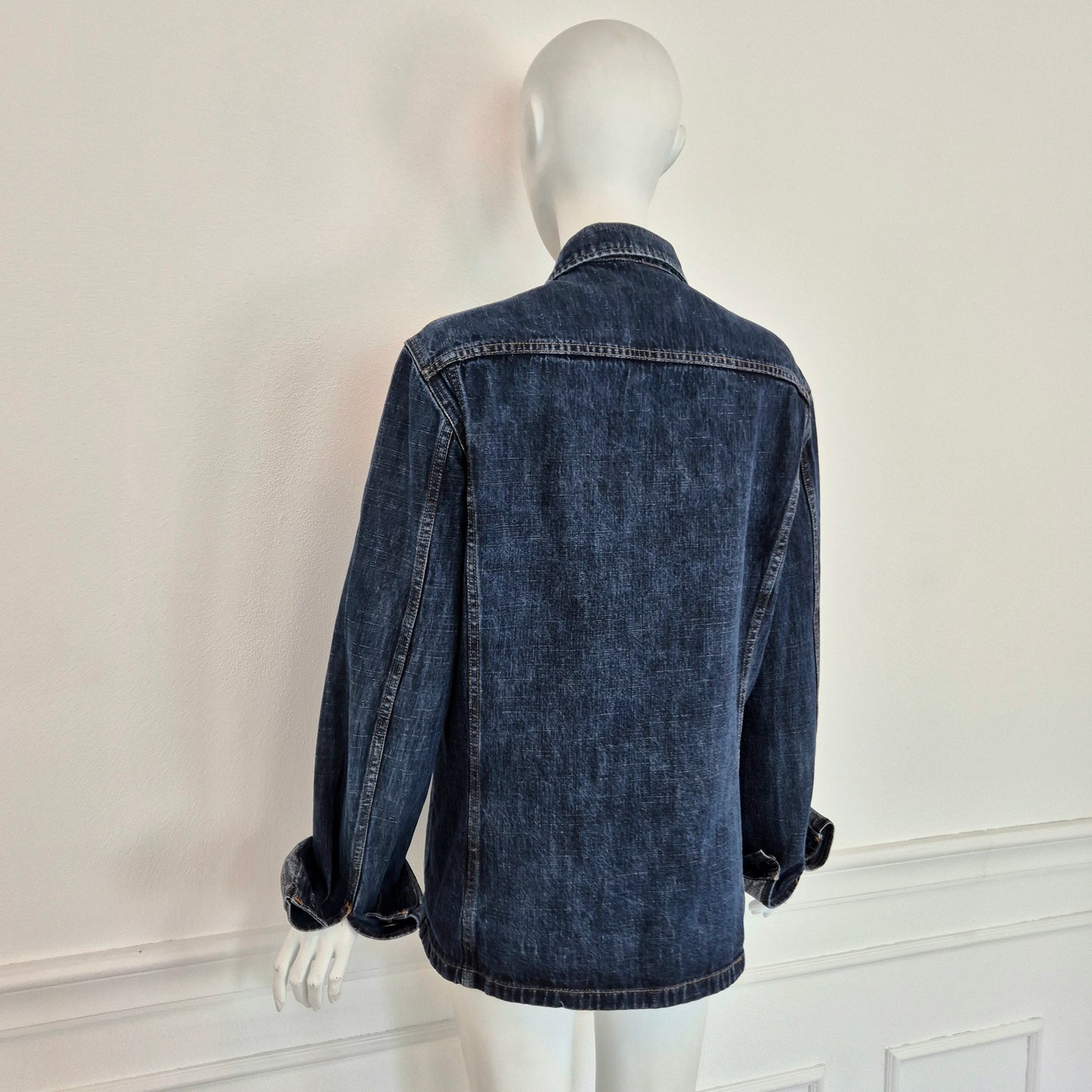 Miu Miu | Giacca - Camicia in denim fiammato 2001