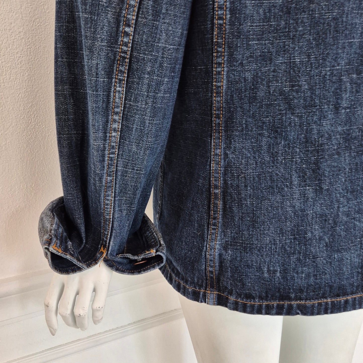 Miu Miu | Giacca - Camicia in denim fiammato 2001