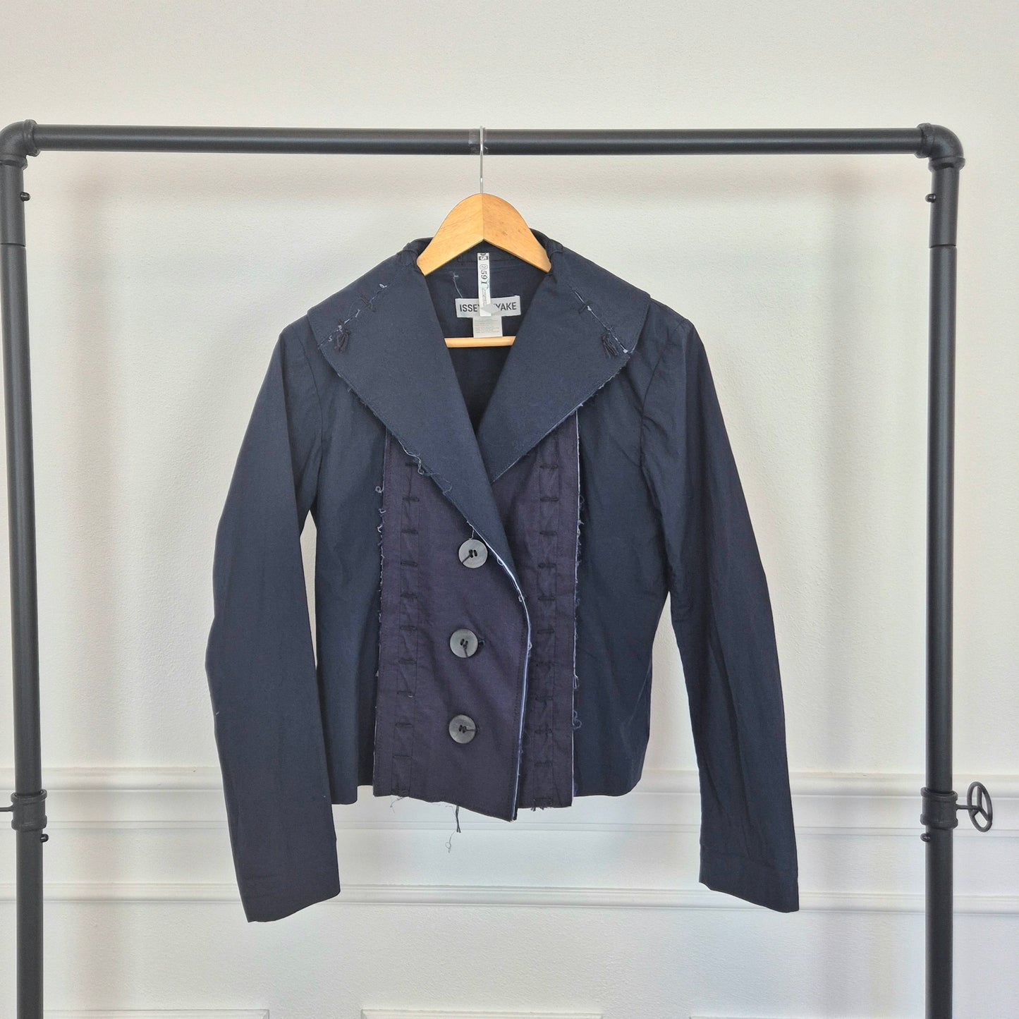 Issey Miyake | Giacca primaverile cotone blu