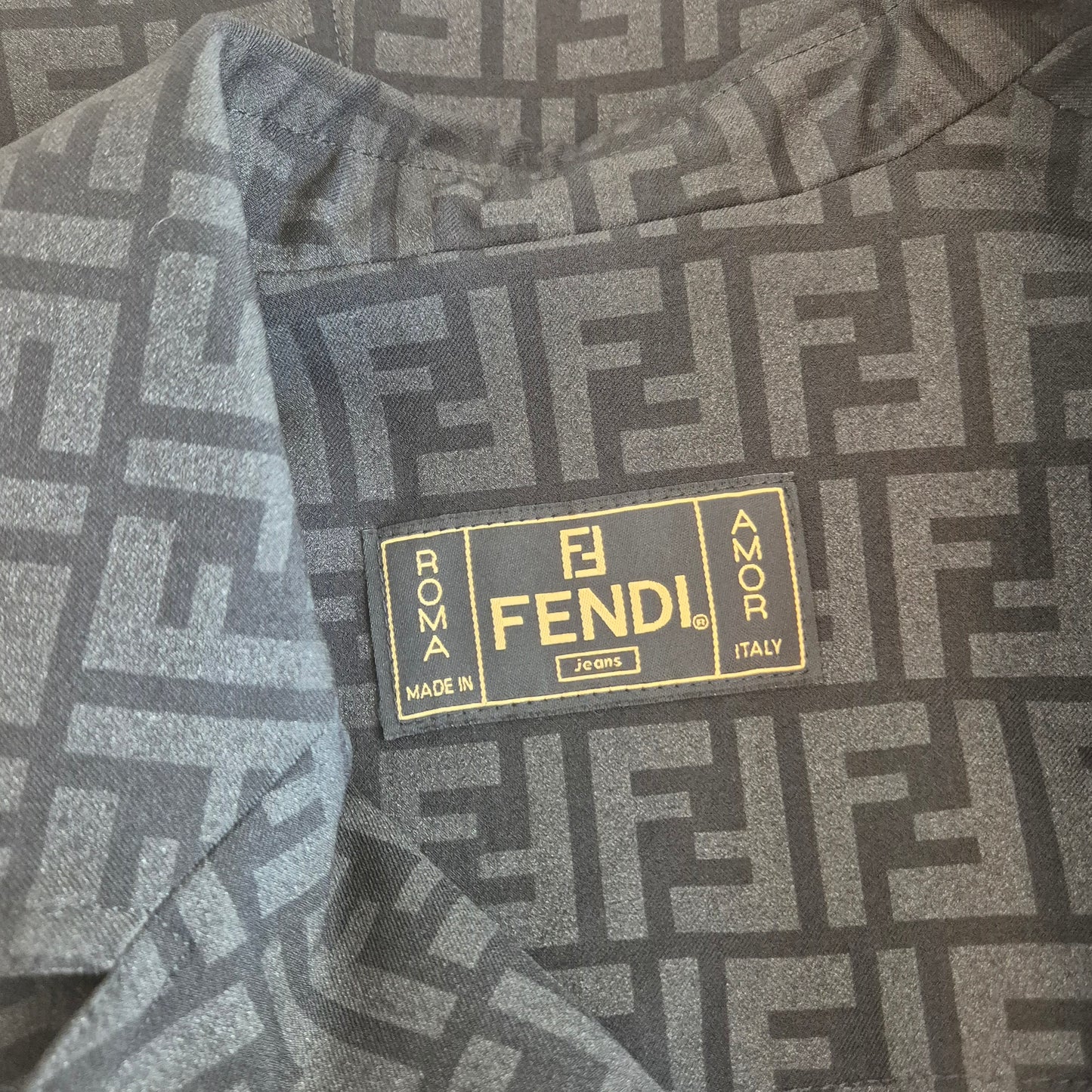 Fendi | Gilet vintage FF zucca con cerniera