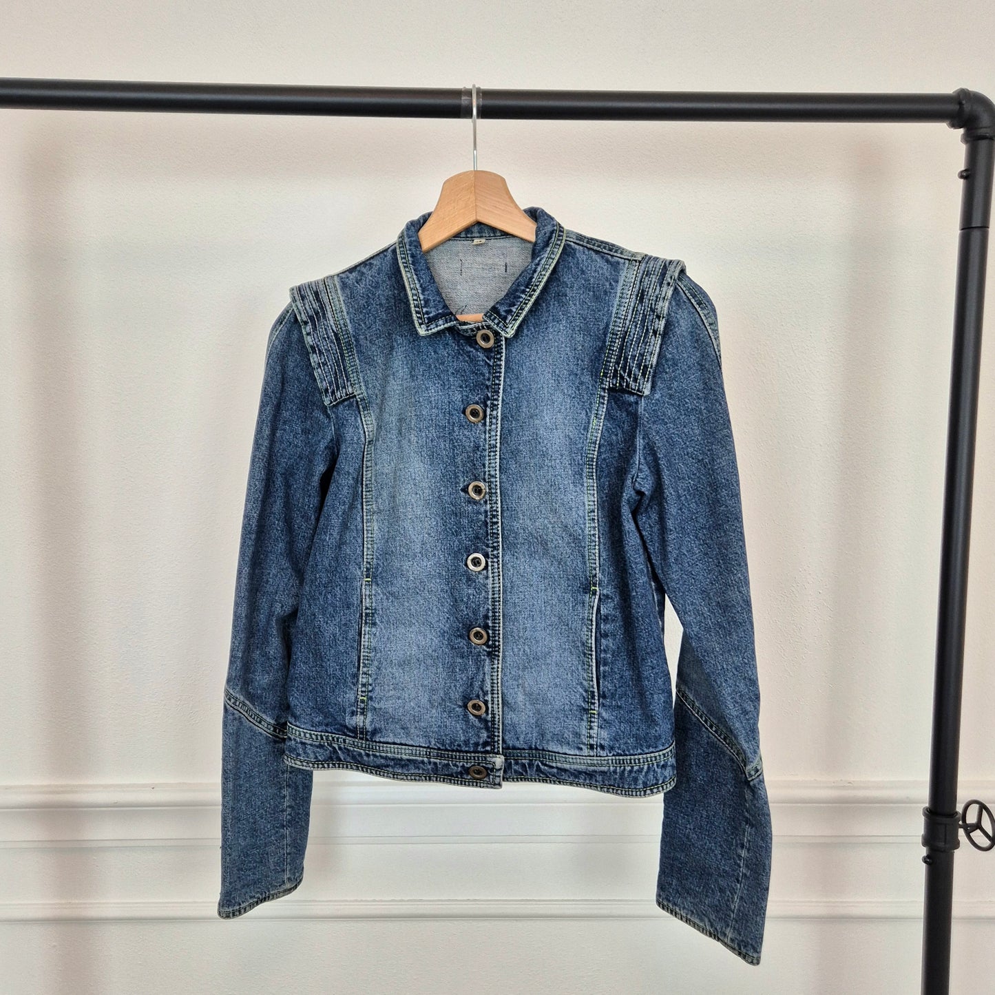 Kenzo | Giubbino in denim con papavero