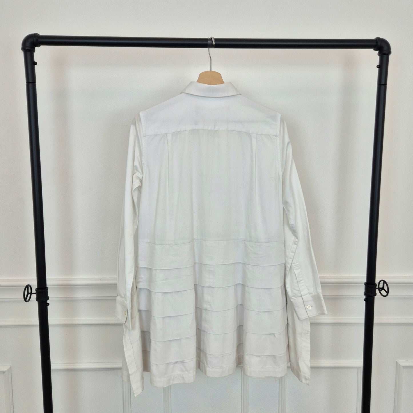 Comme des Garçons | Maxi camicia - vestito in cotone bianco