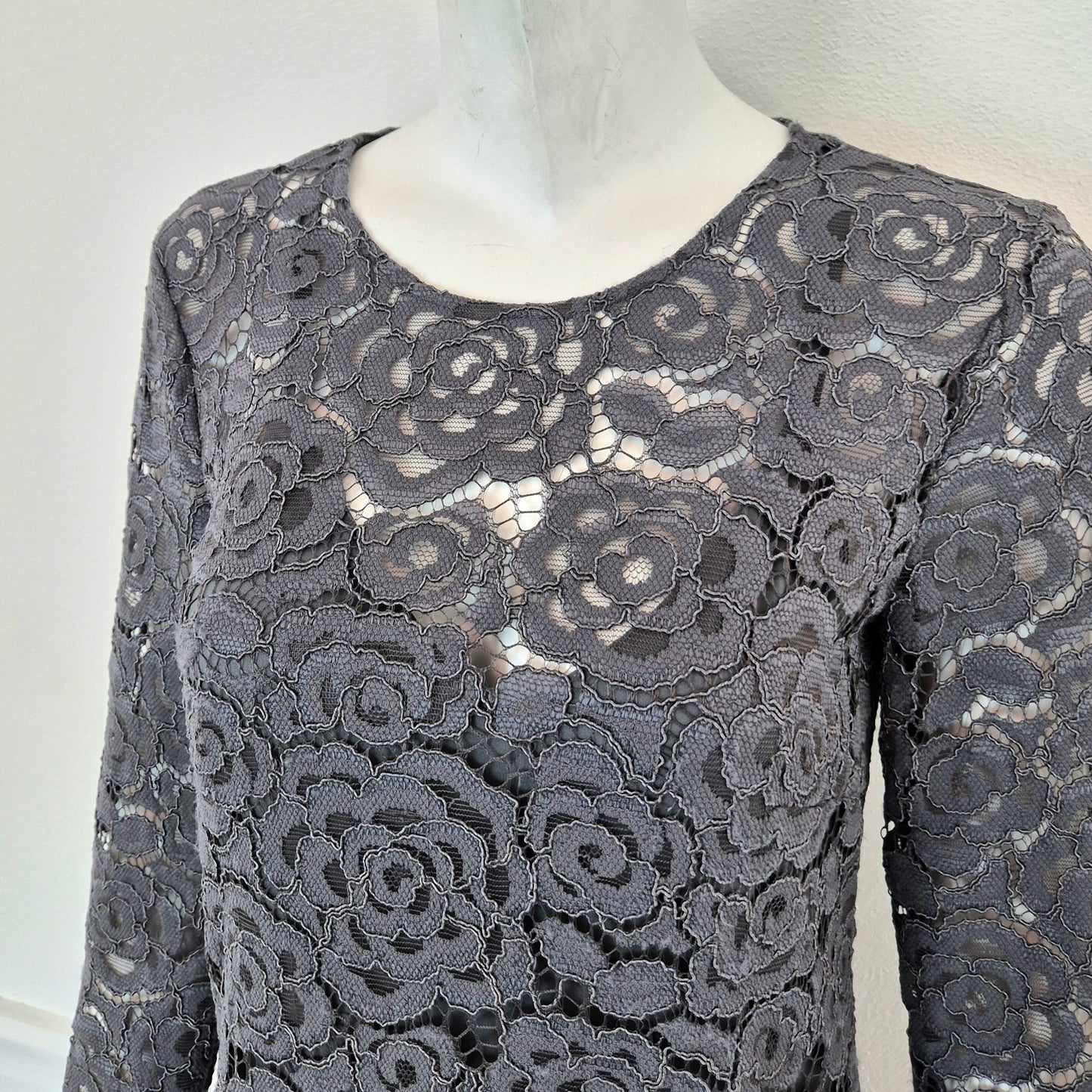 DKNY Donna Karan New York | Abito in pizzo grigio