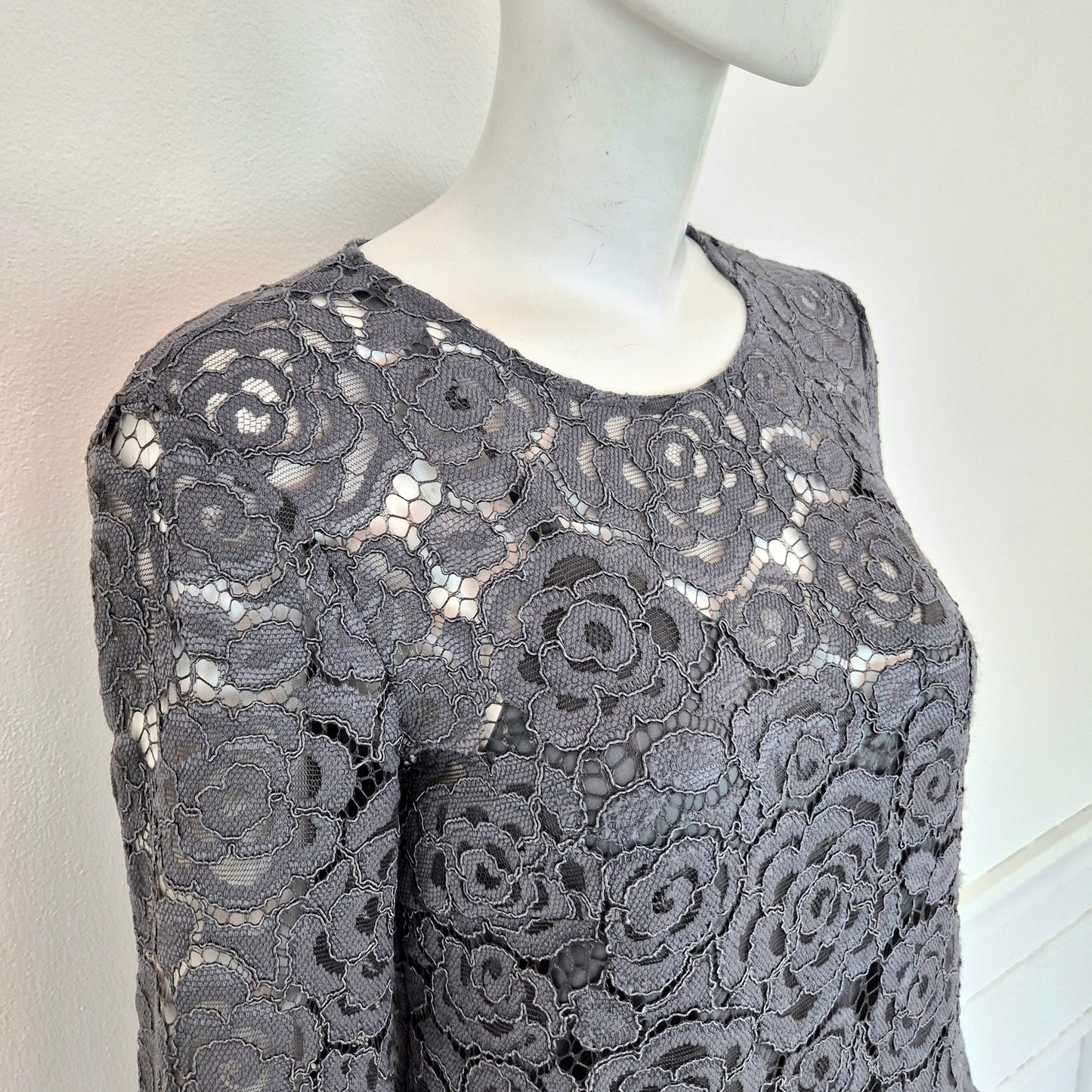 DKNY Donna Karan New York | Abito in pizzo grigio