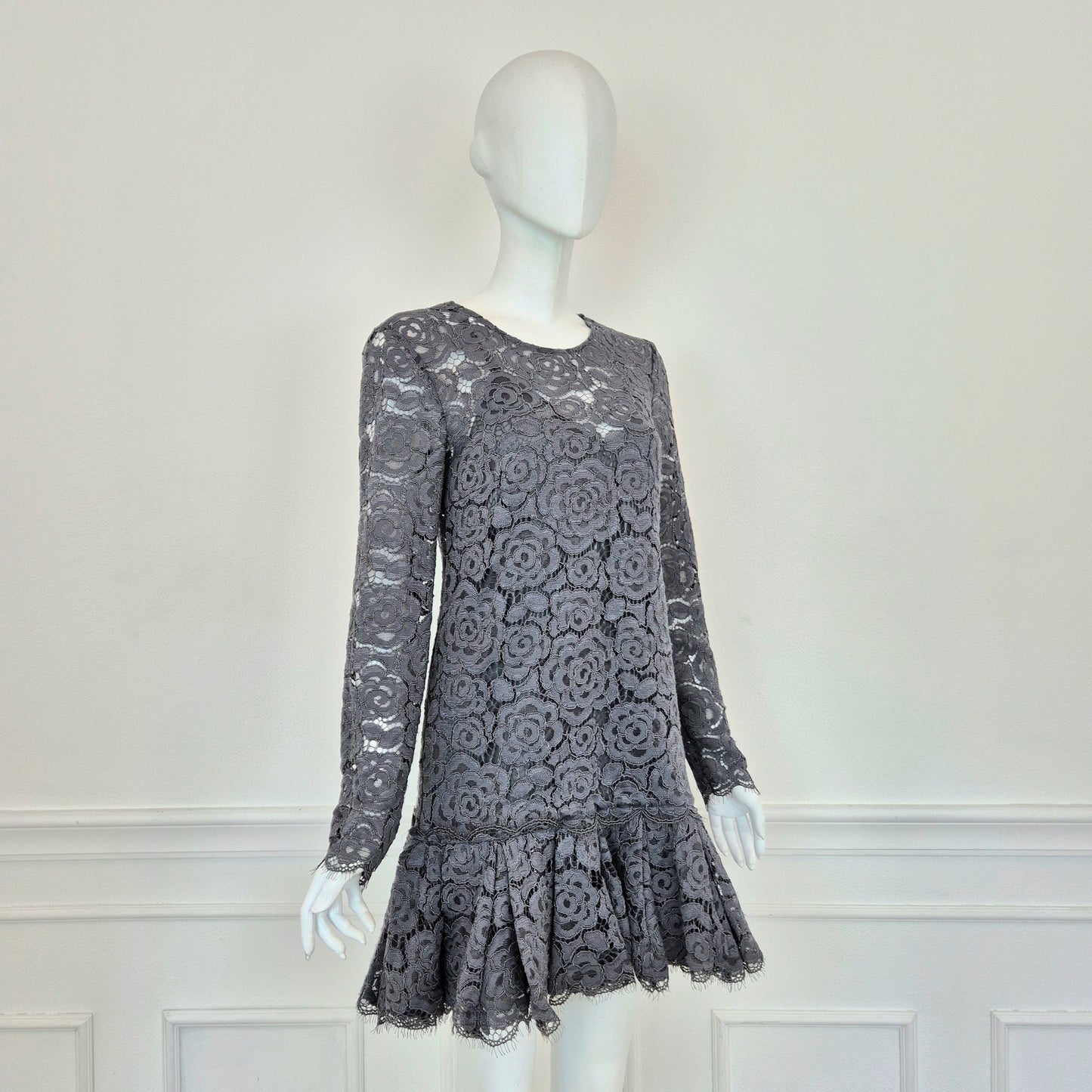 DKNY Donna Karan New York | Abito in pizzo grigio