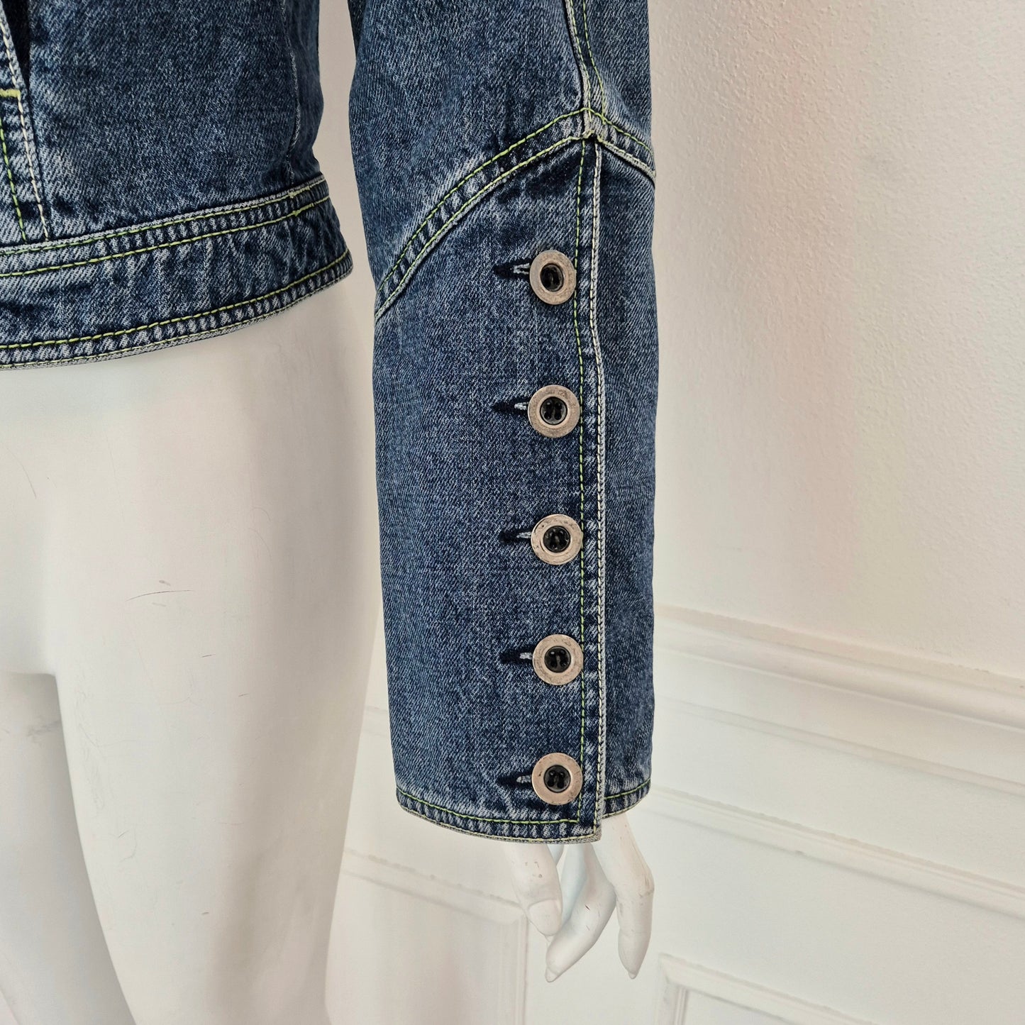 Kenzo | Giubbino in denim con papavero