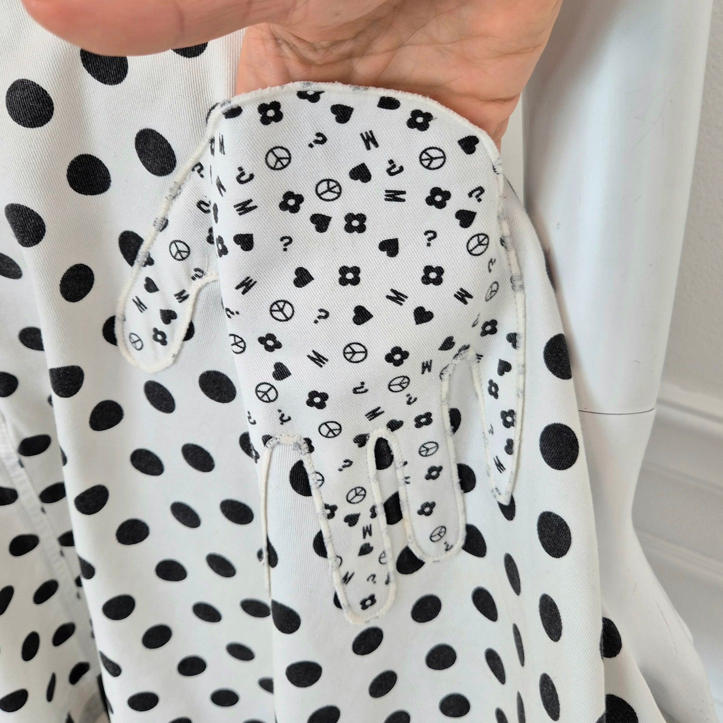 Moschino | Gonna con tasche cuore e mano
