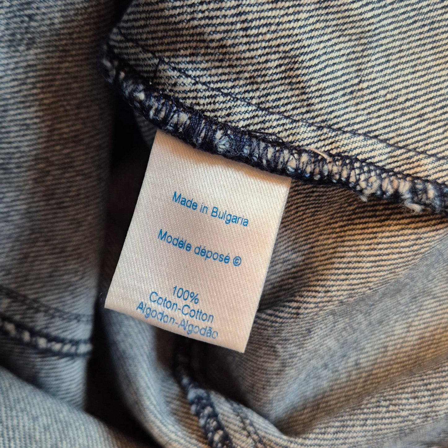 Kenzo | Giubbino in denim con papavero