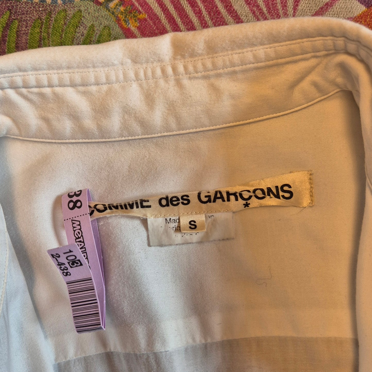 Comme des Garçons | Maxi camicia - vestito in cotone bianco