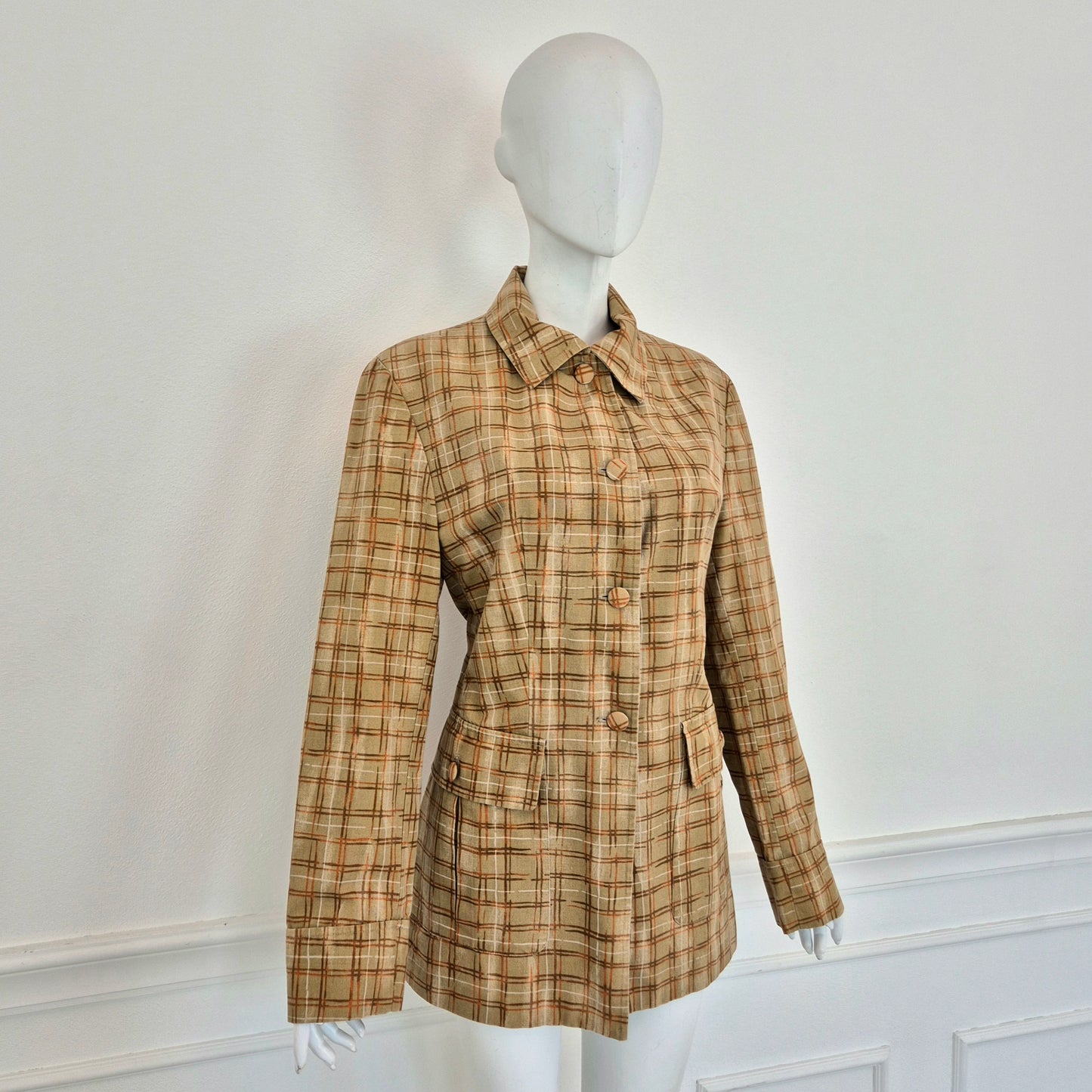 Romeo Gigli | Giacca in cotone quadretti