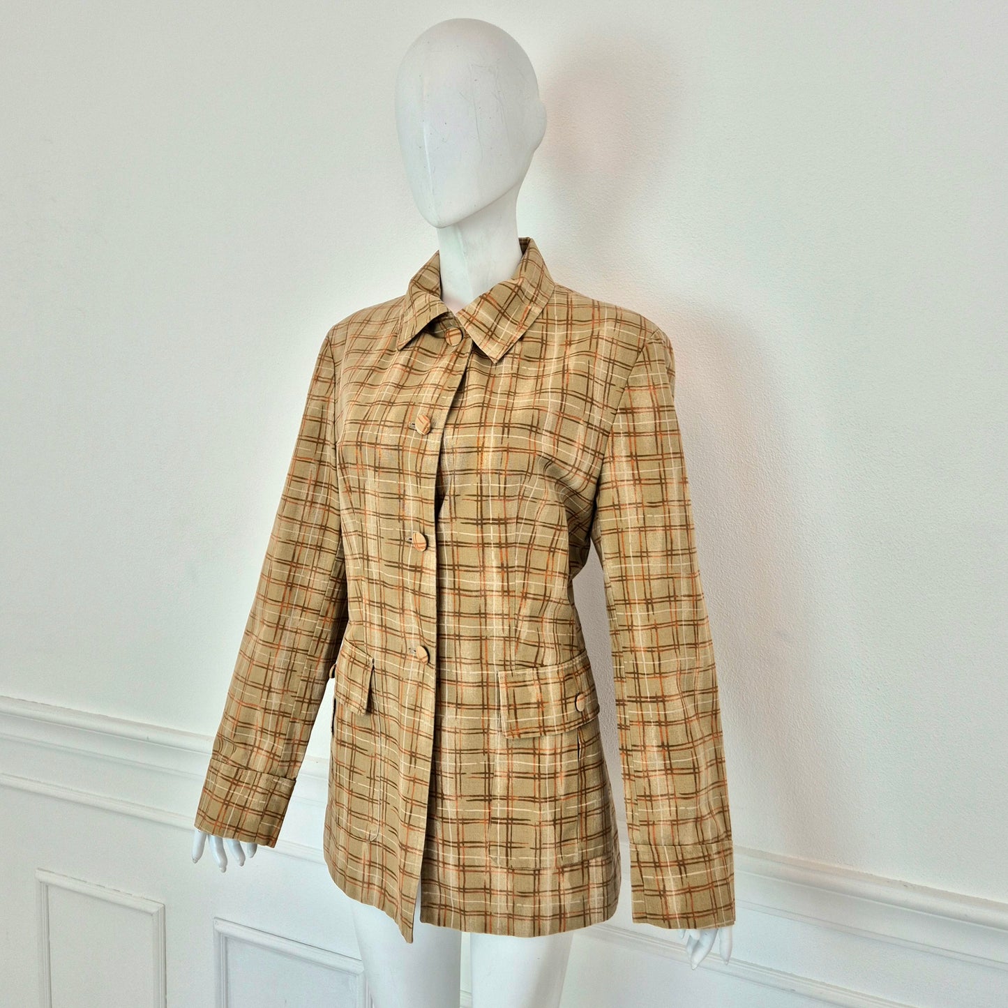 Romeo Gigli | Giacca in cotone quadretti