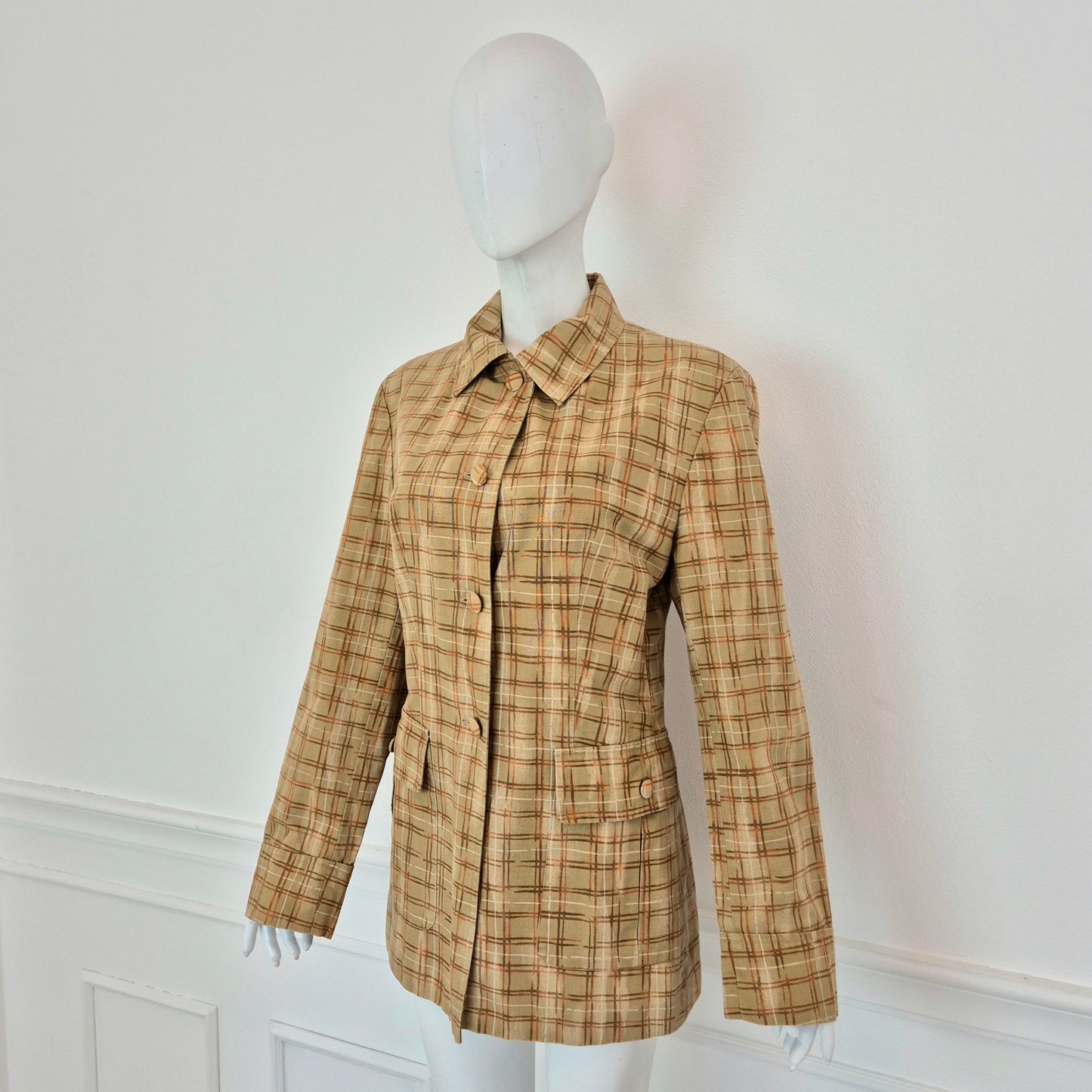 Romeo Gigli | Giacca in cotone quadretti