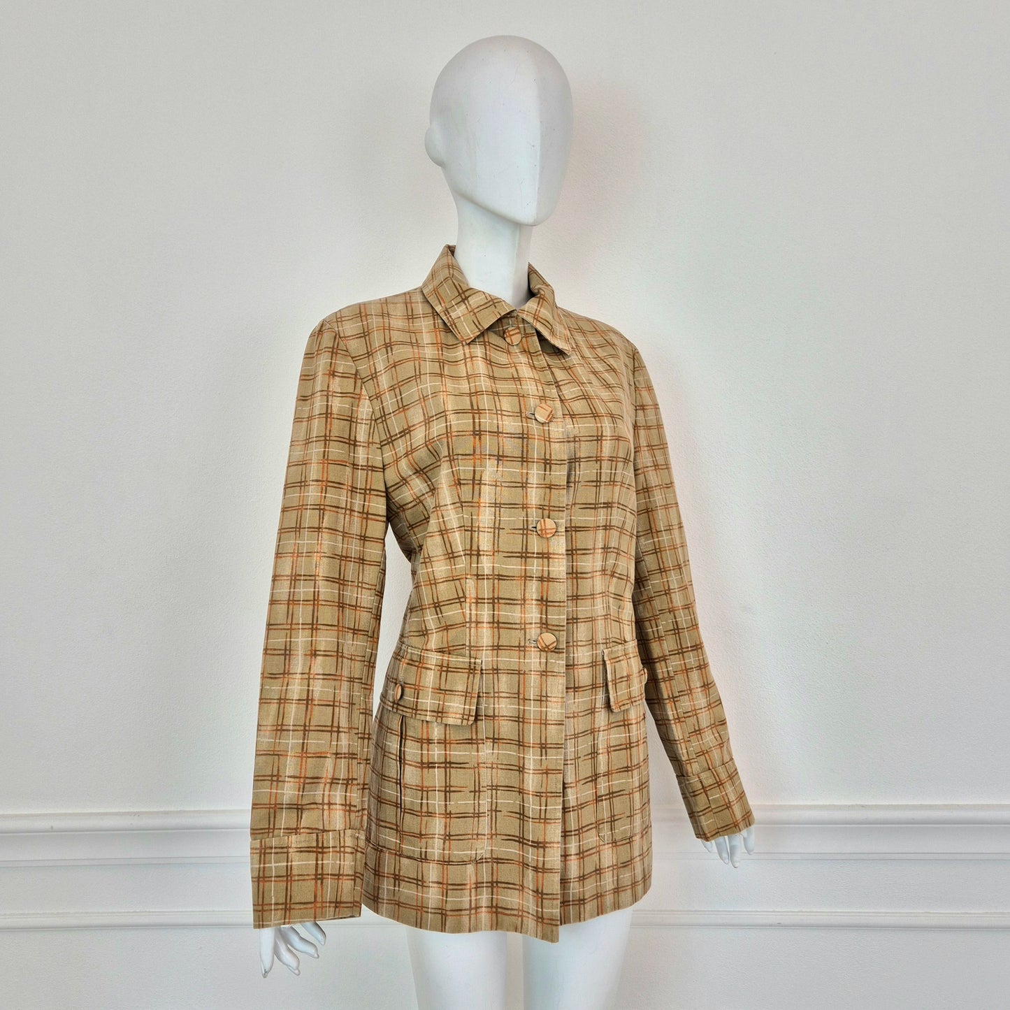 Romeo Gigli | Giacca in cotone quadretti