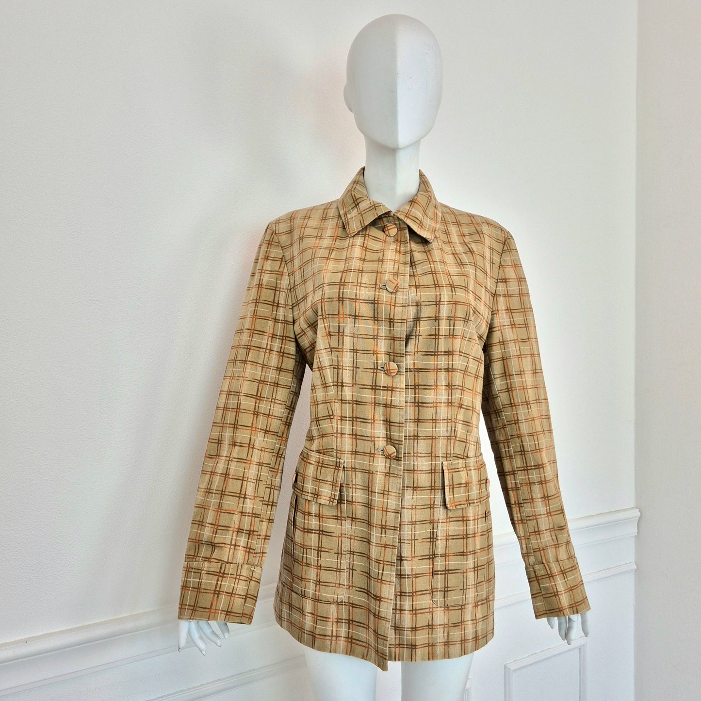 Romeo Gigli | Giacca in cotone quadretti