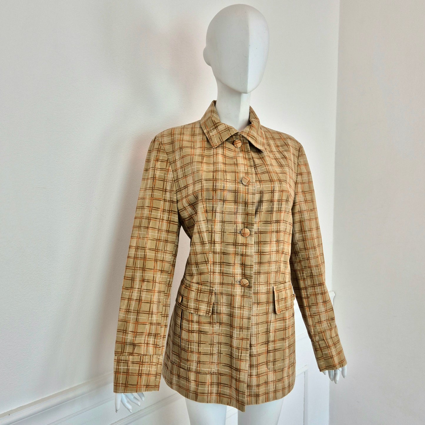 Romeo Gigli | Giacca in cotone quadretti