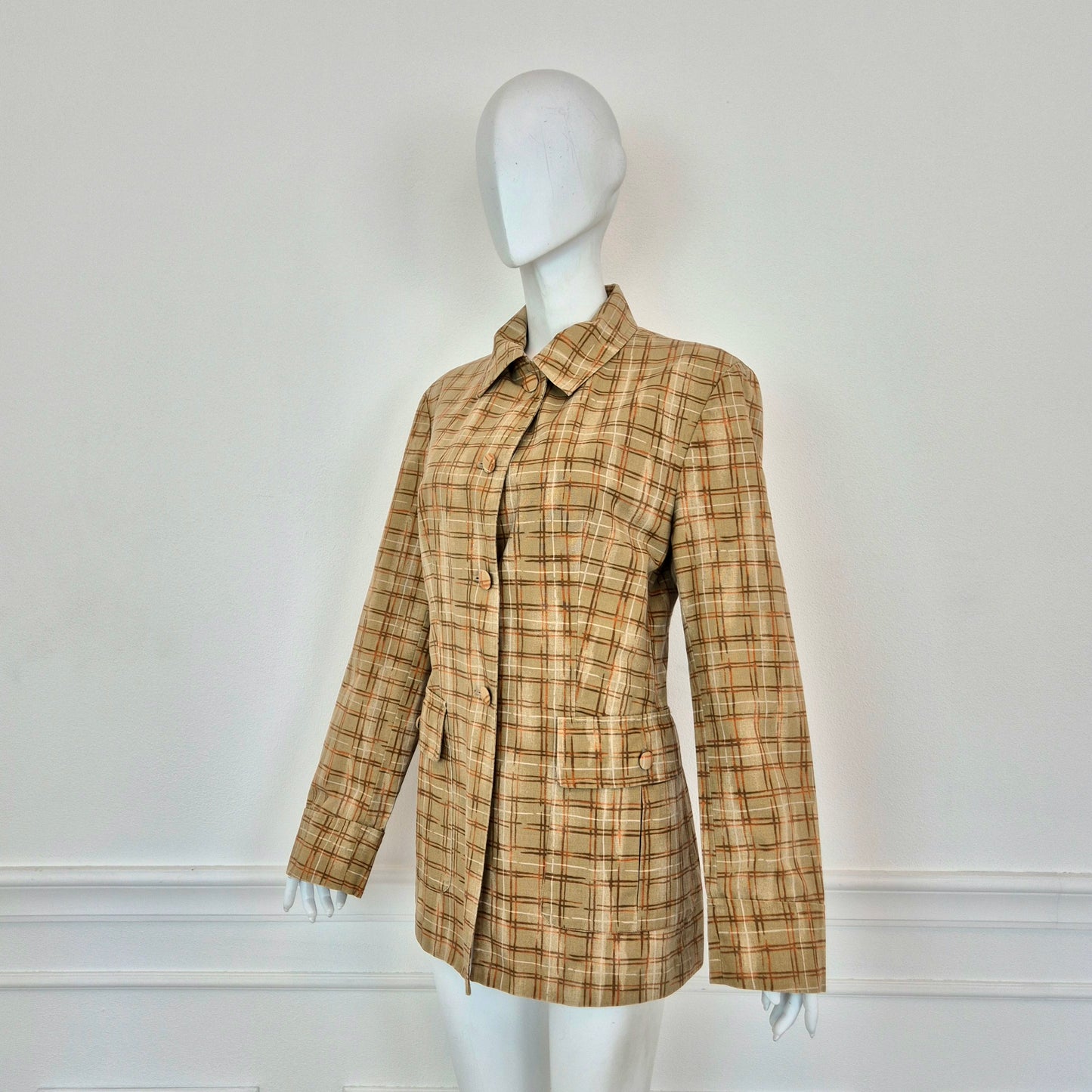 Romeo Gigli | Giacca in cotone quadretti