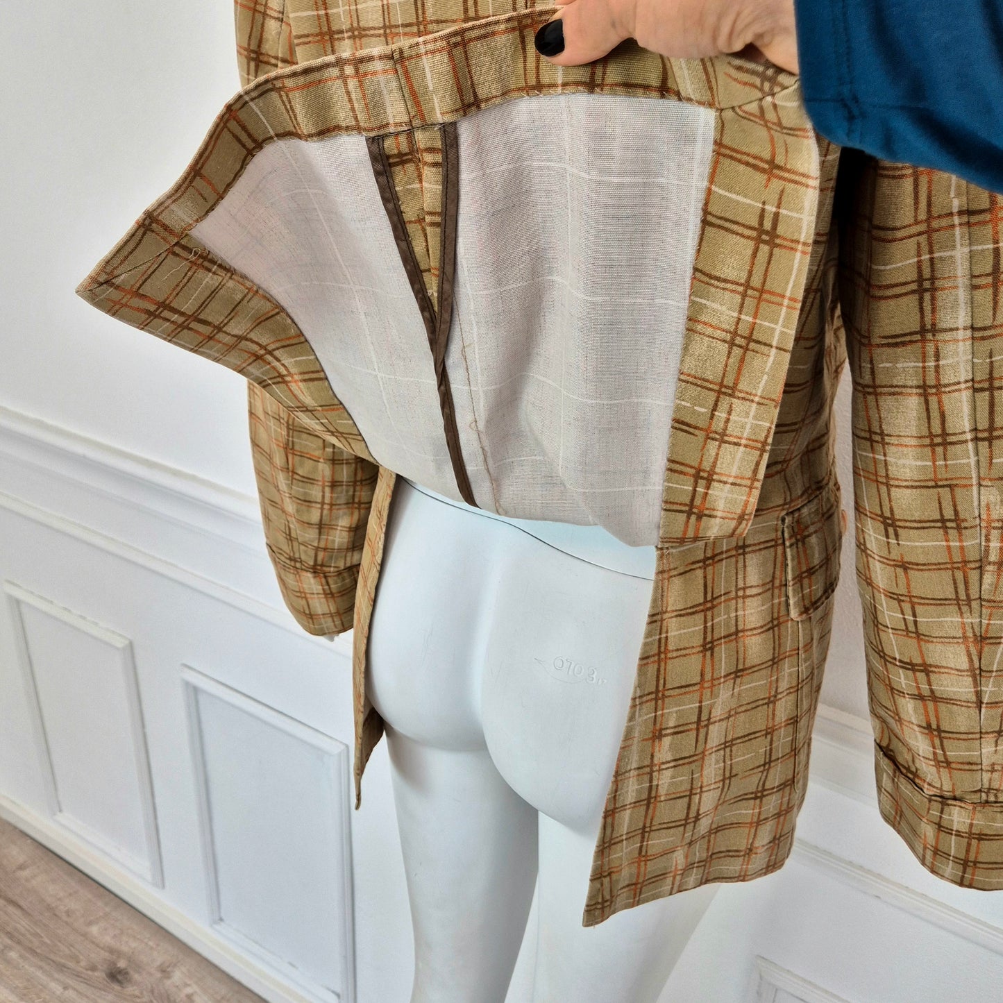 Romeo Gigli | Giacca in cotone quadretti
