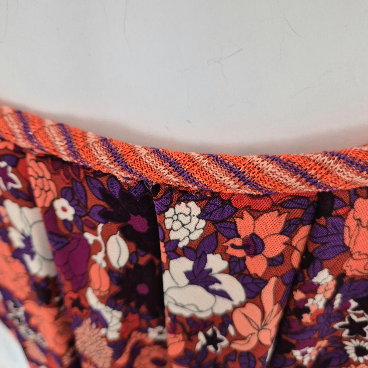 Callaghan by Gianni Versace | Gonna in viscosa fantasia fiori e righe