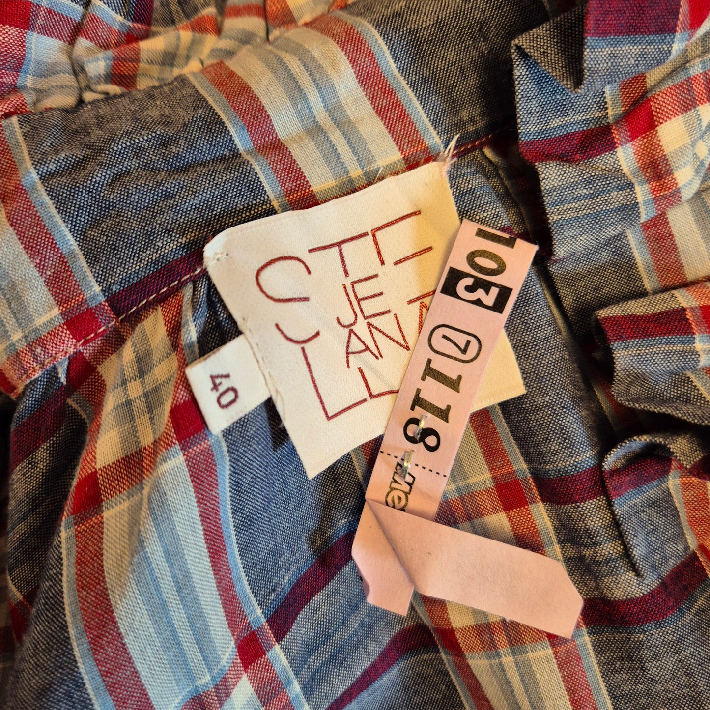 Stella Jean | Camicia stampa check manica ampia