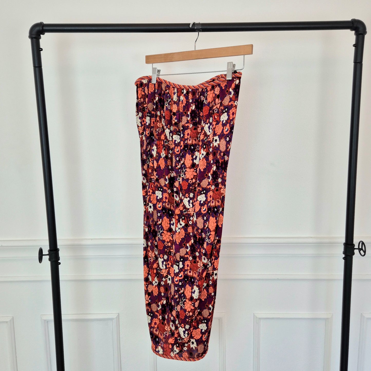 Callaghan by Gianni Versace | Gonna in viscosa fantasia fiori e righe