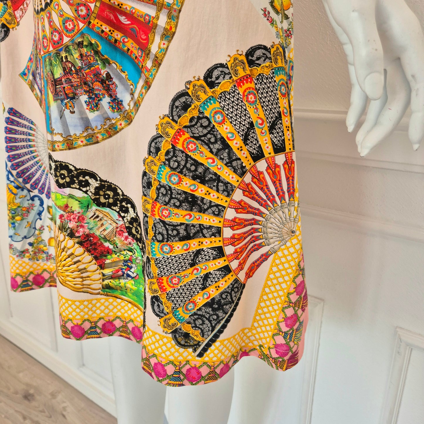 Prada | Gonna fantasia ventagli