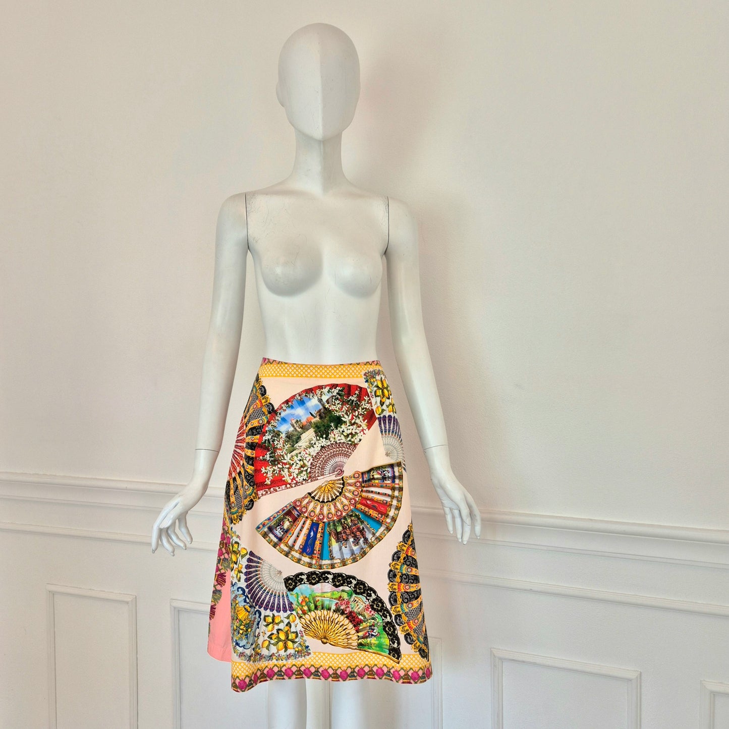 Prada | Gonna fantasia ventagli