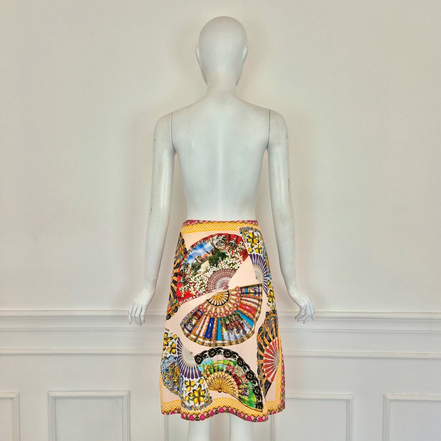 Prada | Gonna fantasia ventagli