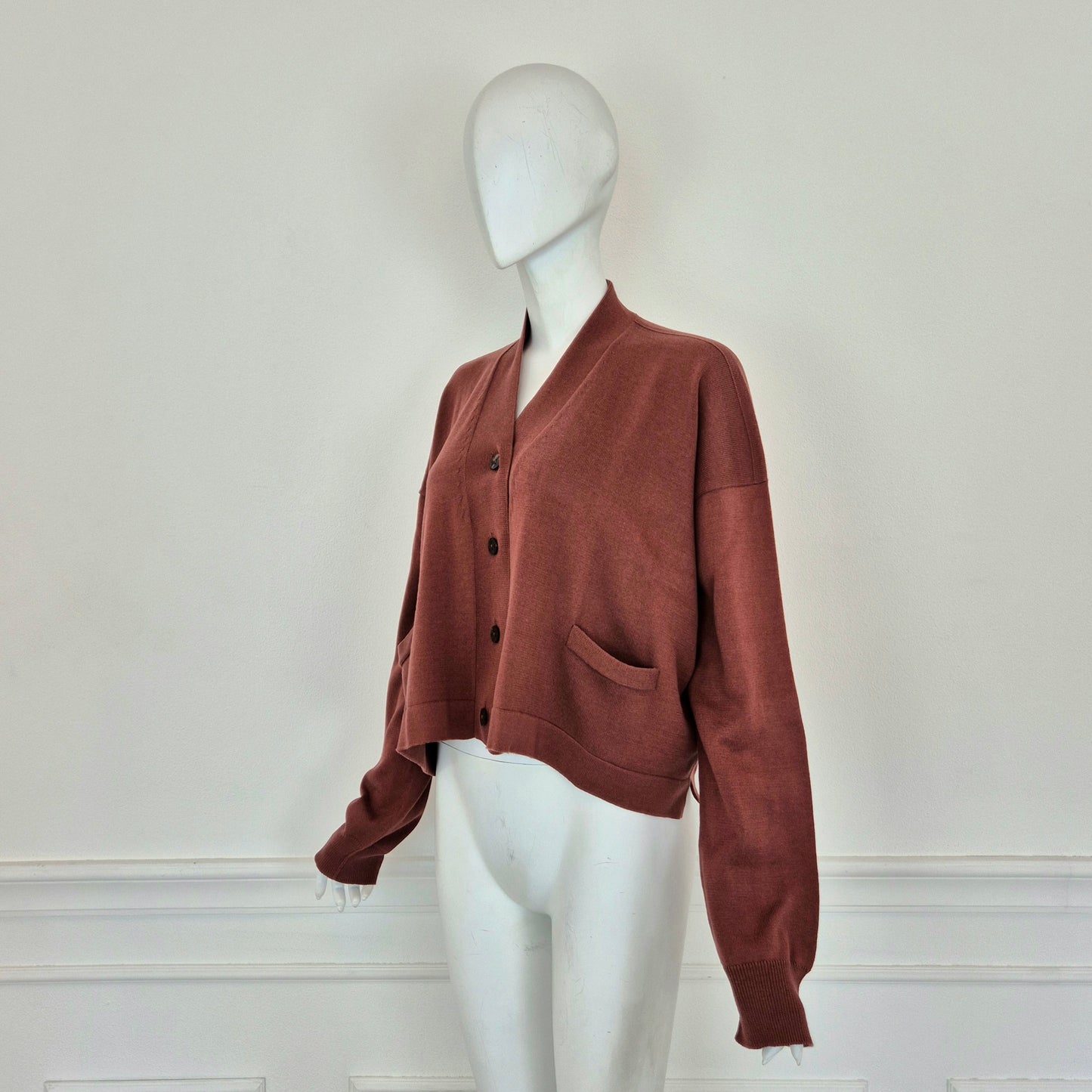 Romeo Gigli | Cardigan cotone terracotta