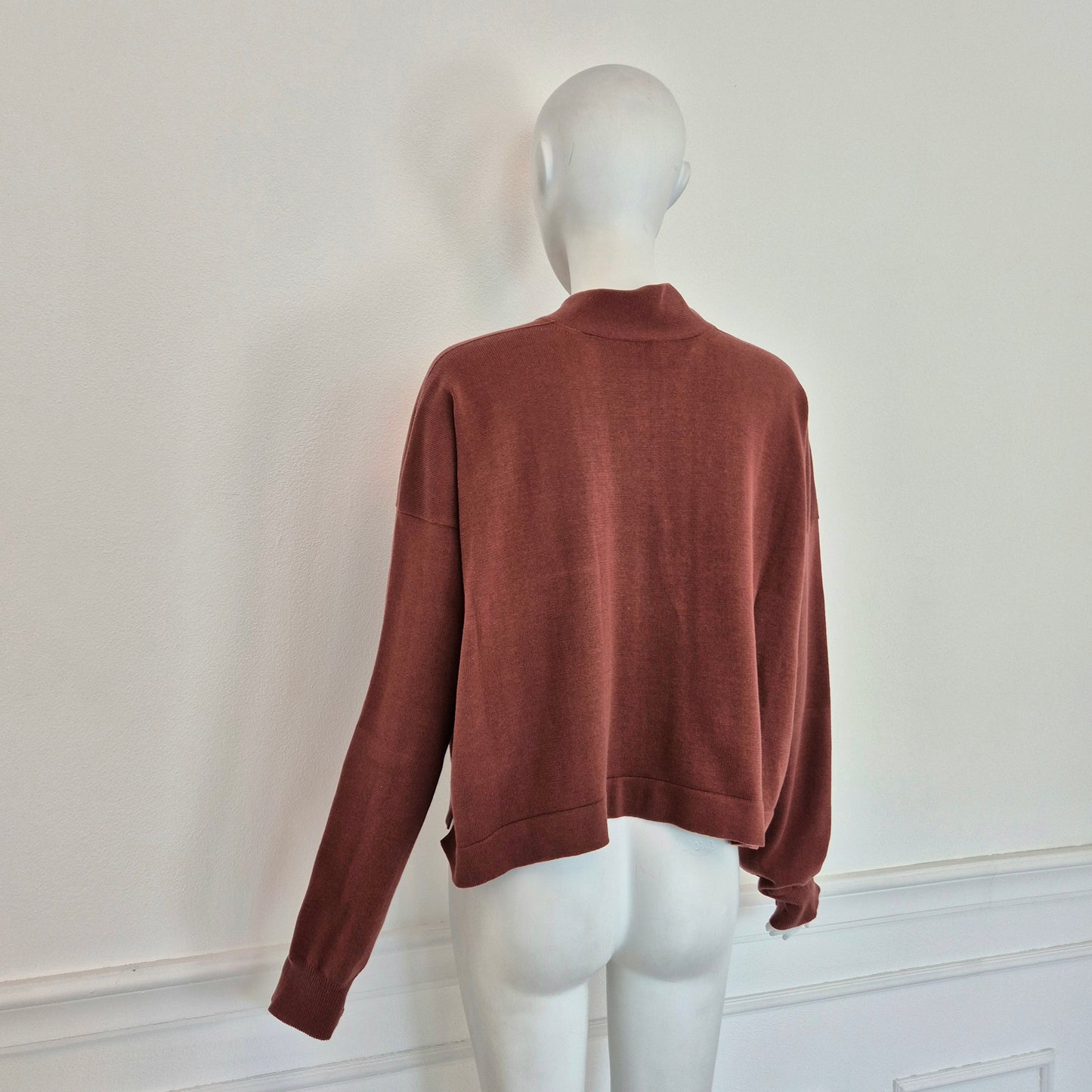 Romeo Gigli | Cardigan cotone terracotta