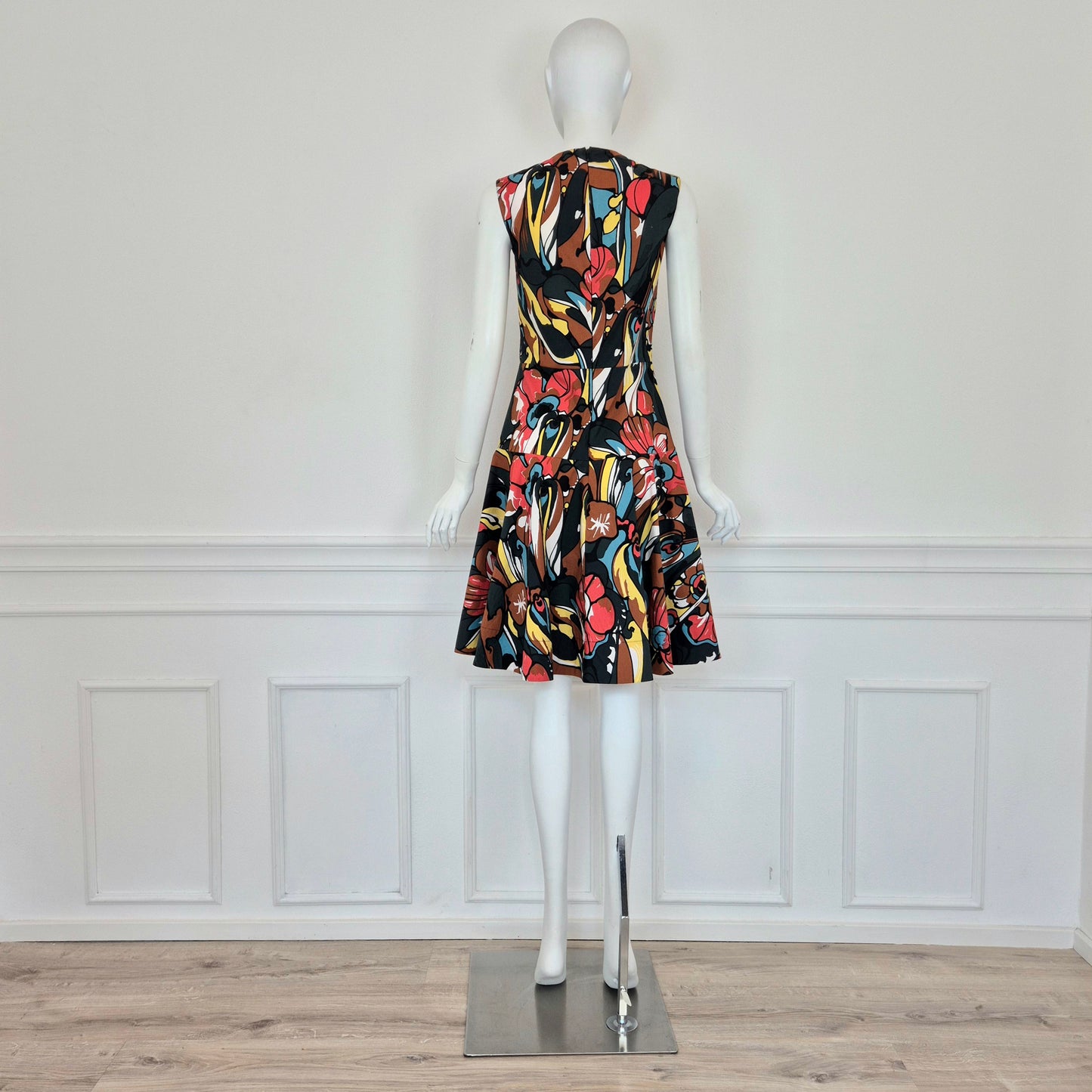 Marni | Abito cotone multicolor stampa floreale