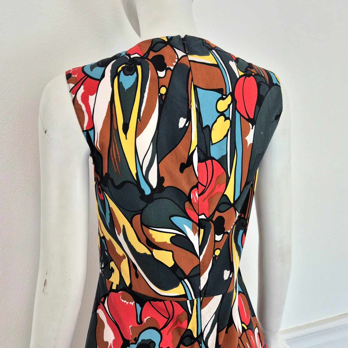 Marni | Abito cotone multicolor stampa floreale