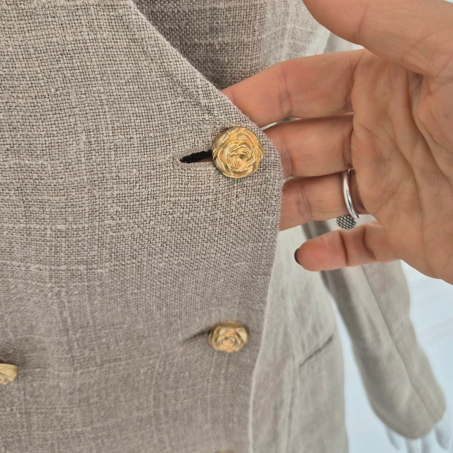 Chantal Thomass | Giacca in lino doppiopetto