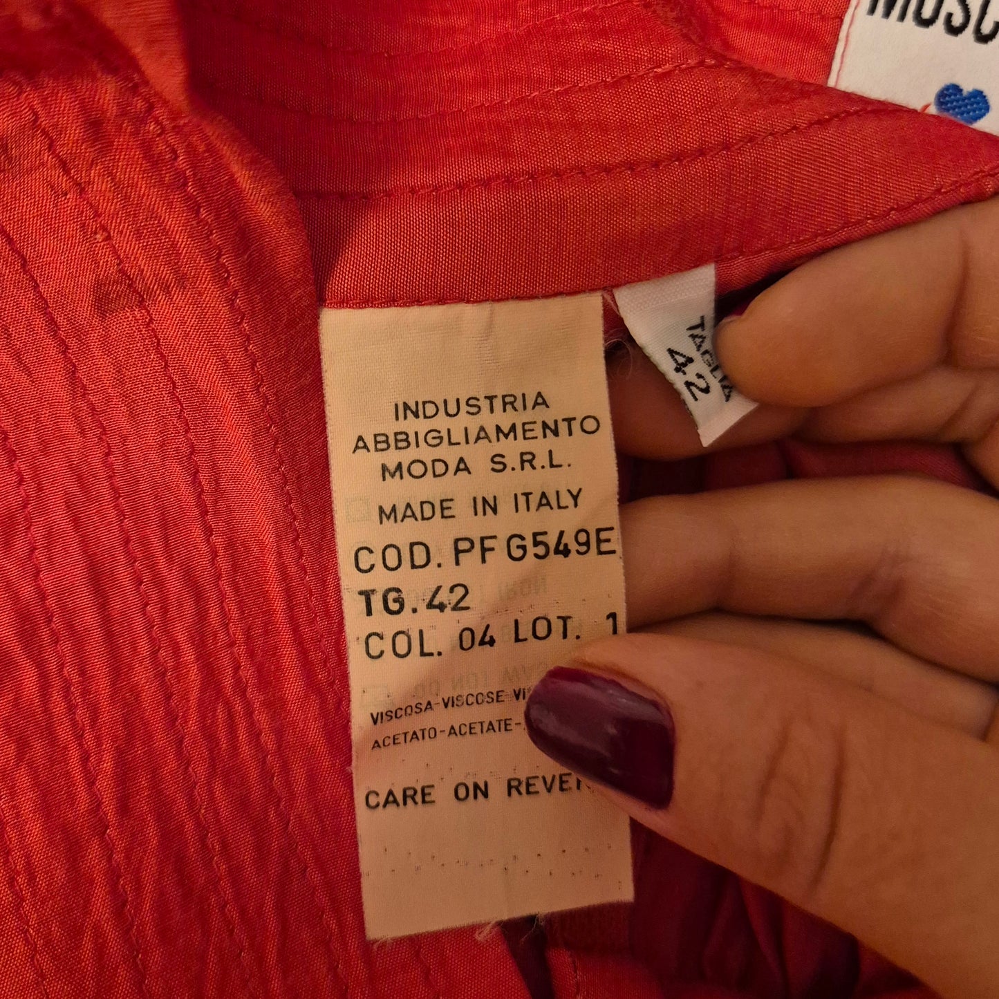 Moschino | Gonna lunga rossa