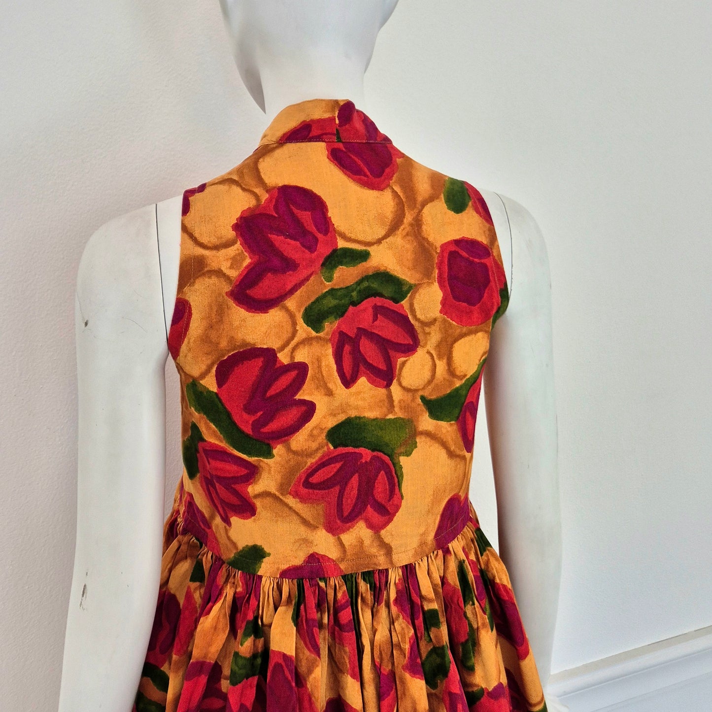 Romeo Gigli | Abito in cotone stampa floreale