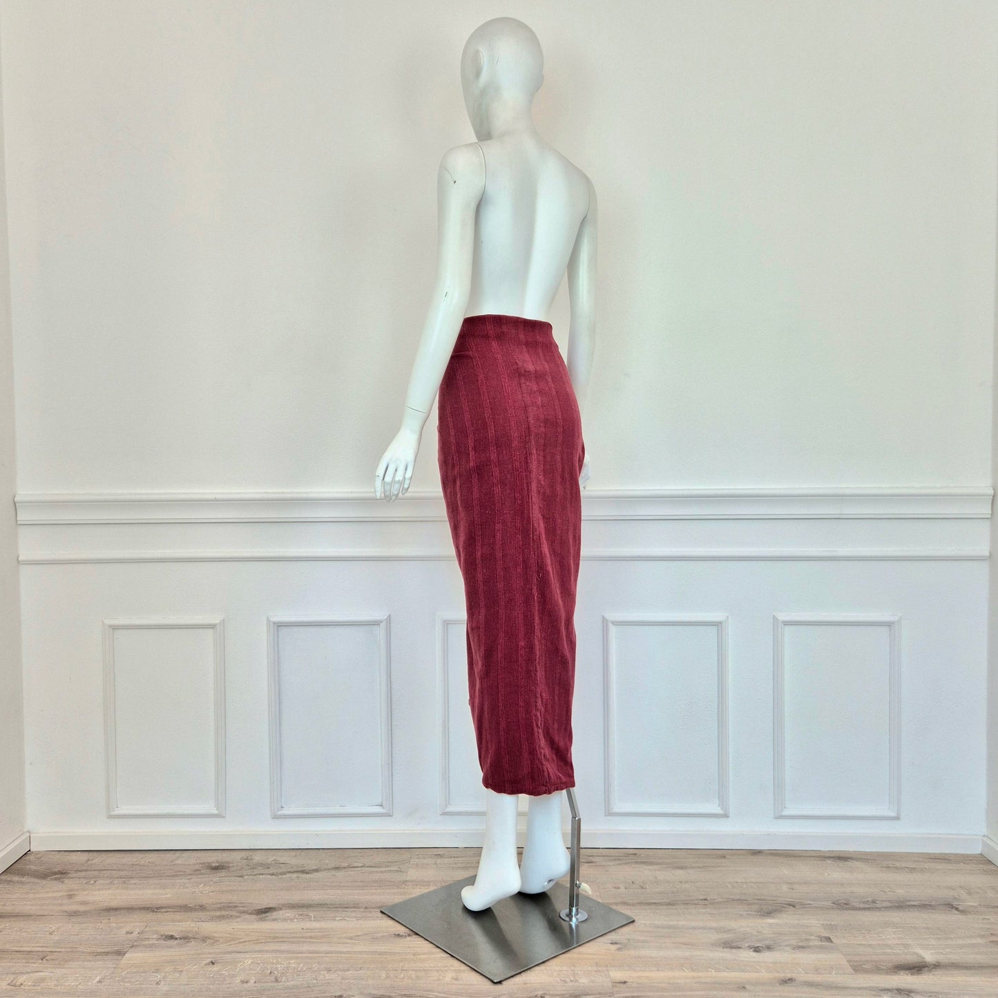 Romeo Gigli | Gonna bordeaux con nodo