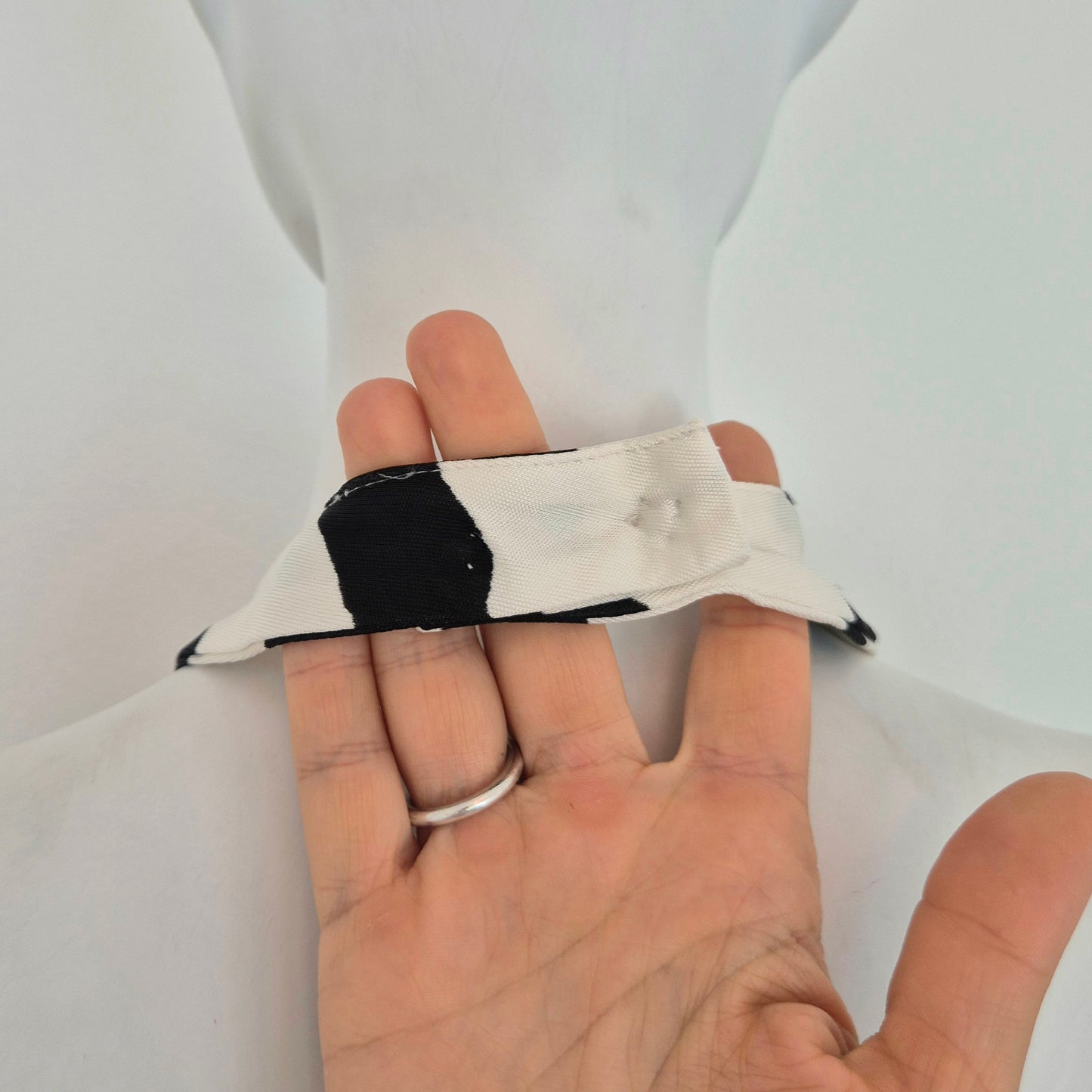 Gianfranco Ferré | Abito lungo con schiena scoperta bianco nero