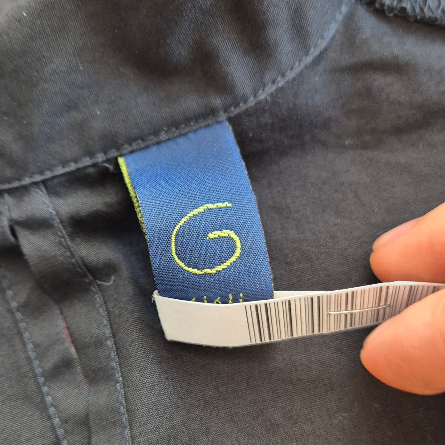 Romeo Gigli | Camicetta in cotone nero con apertura sul retro