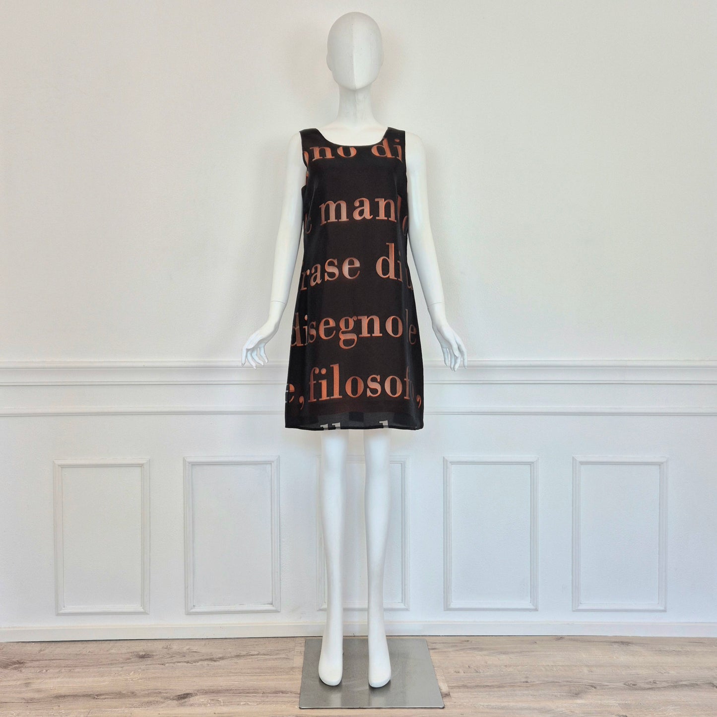 Moschino | Abito due strati con scritte