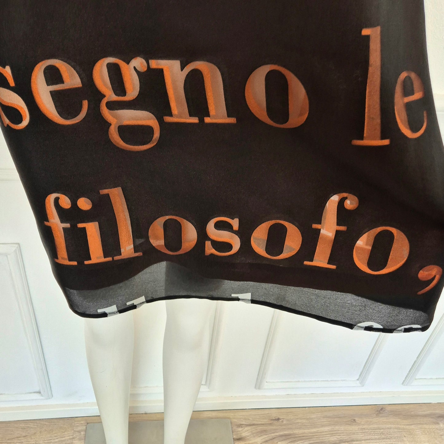 Moschino | Abito due strati con scritte