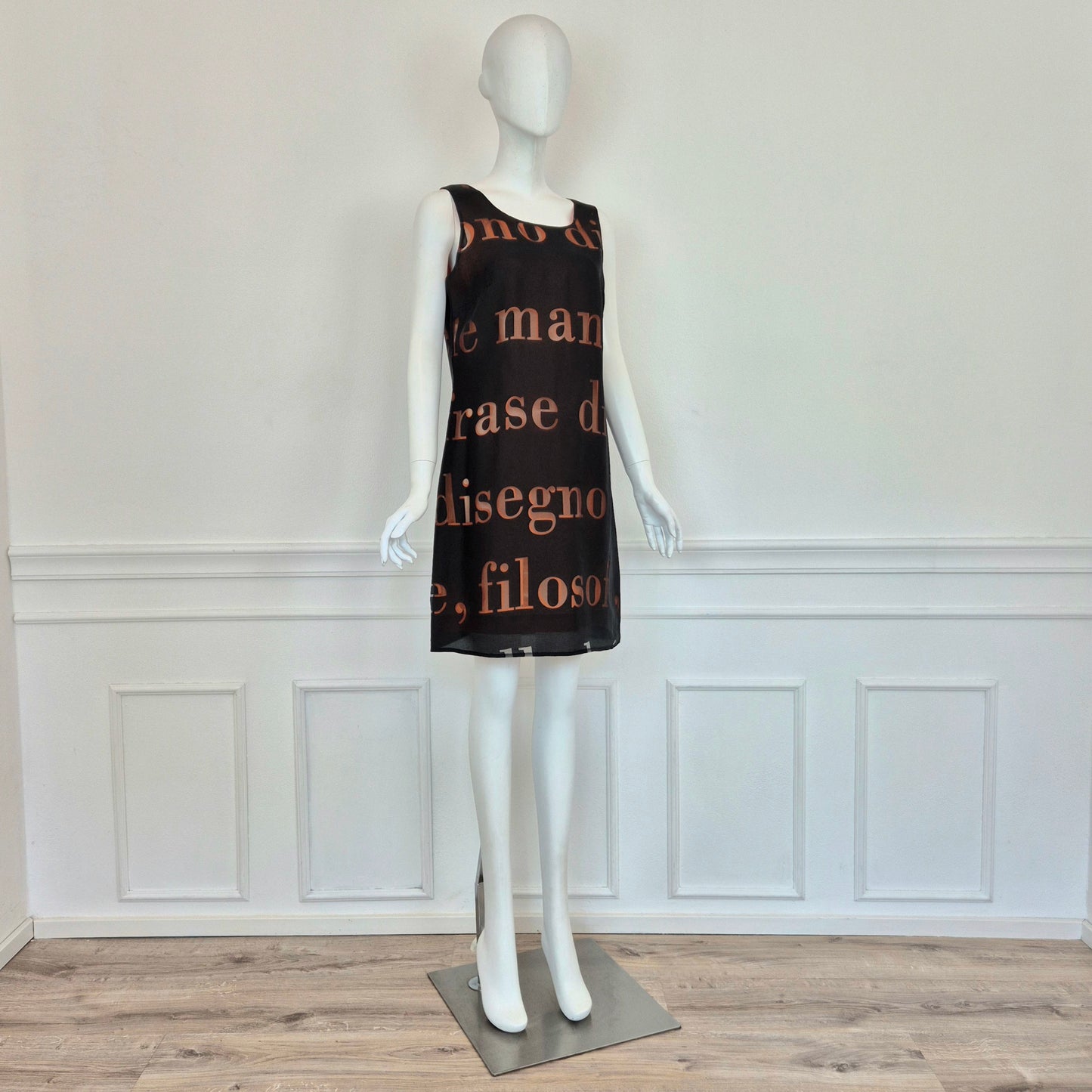 Moschino | Abito due strati con scritte