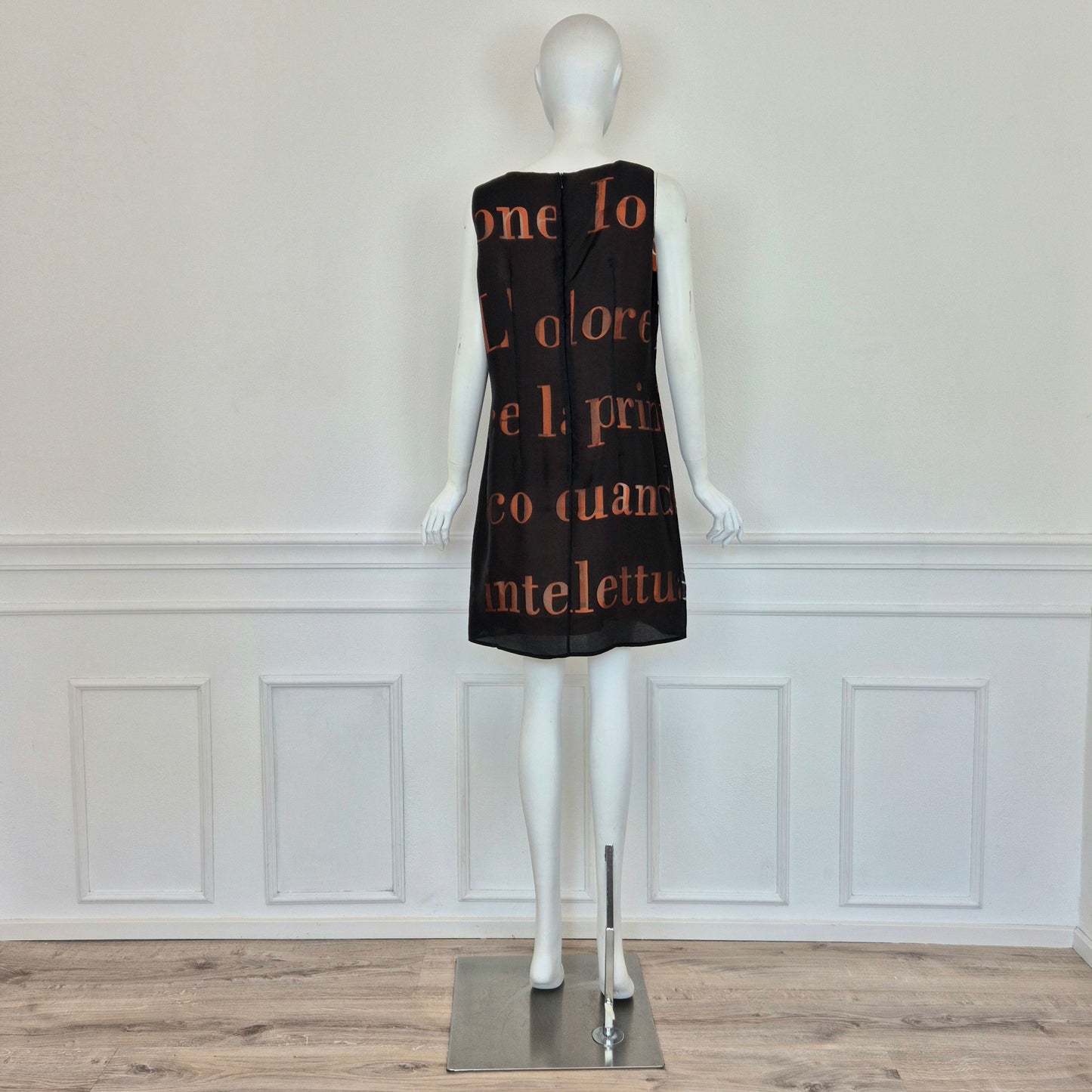 Moschino | Abito due strati con scritte